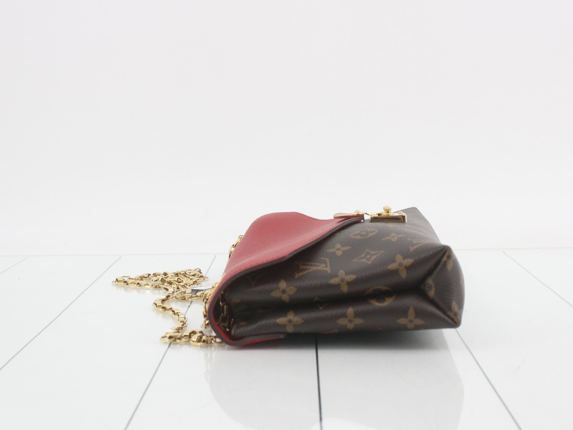 Monogram Pallas Chain Cerise Shoulder Bag — view 4