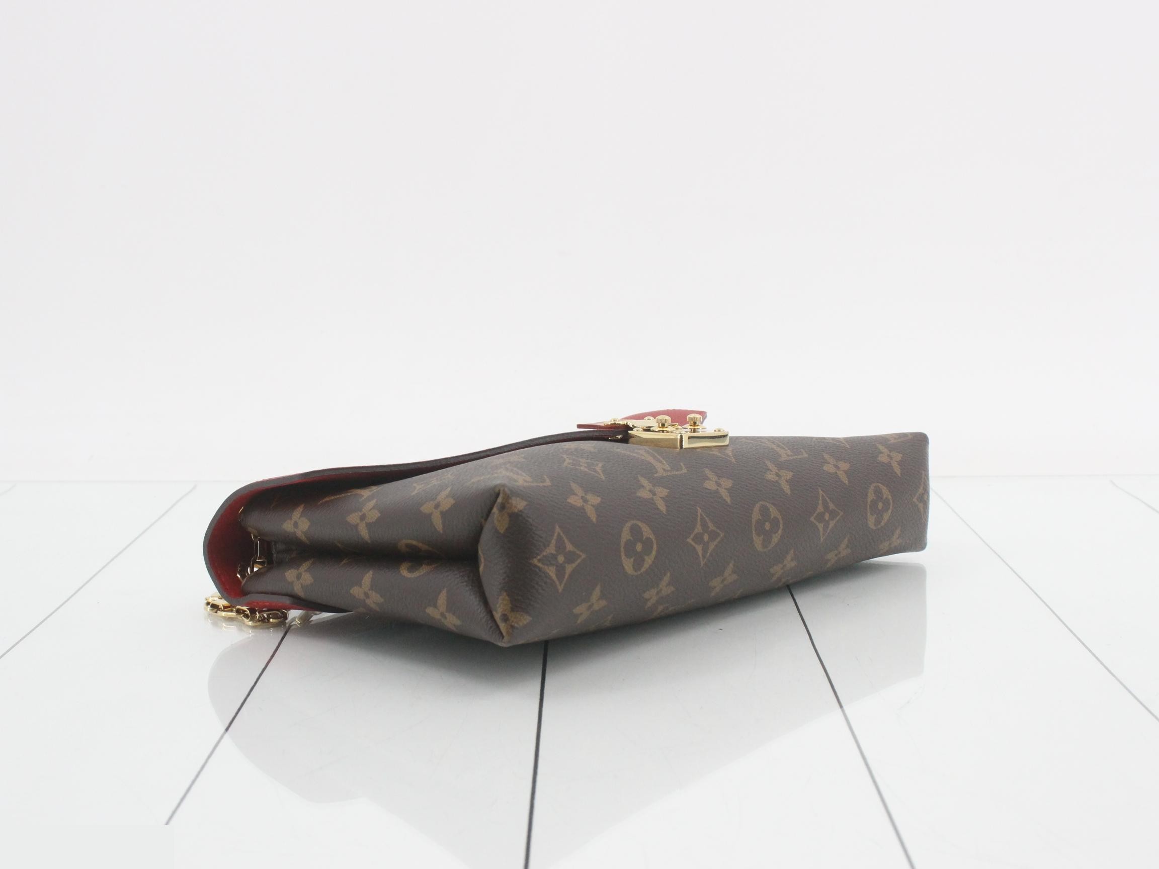 Monogram Pallas Chain Cerise Shoulder Bag — view 5