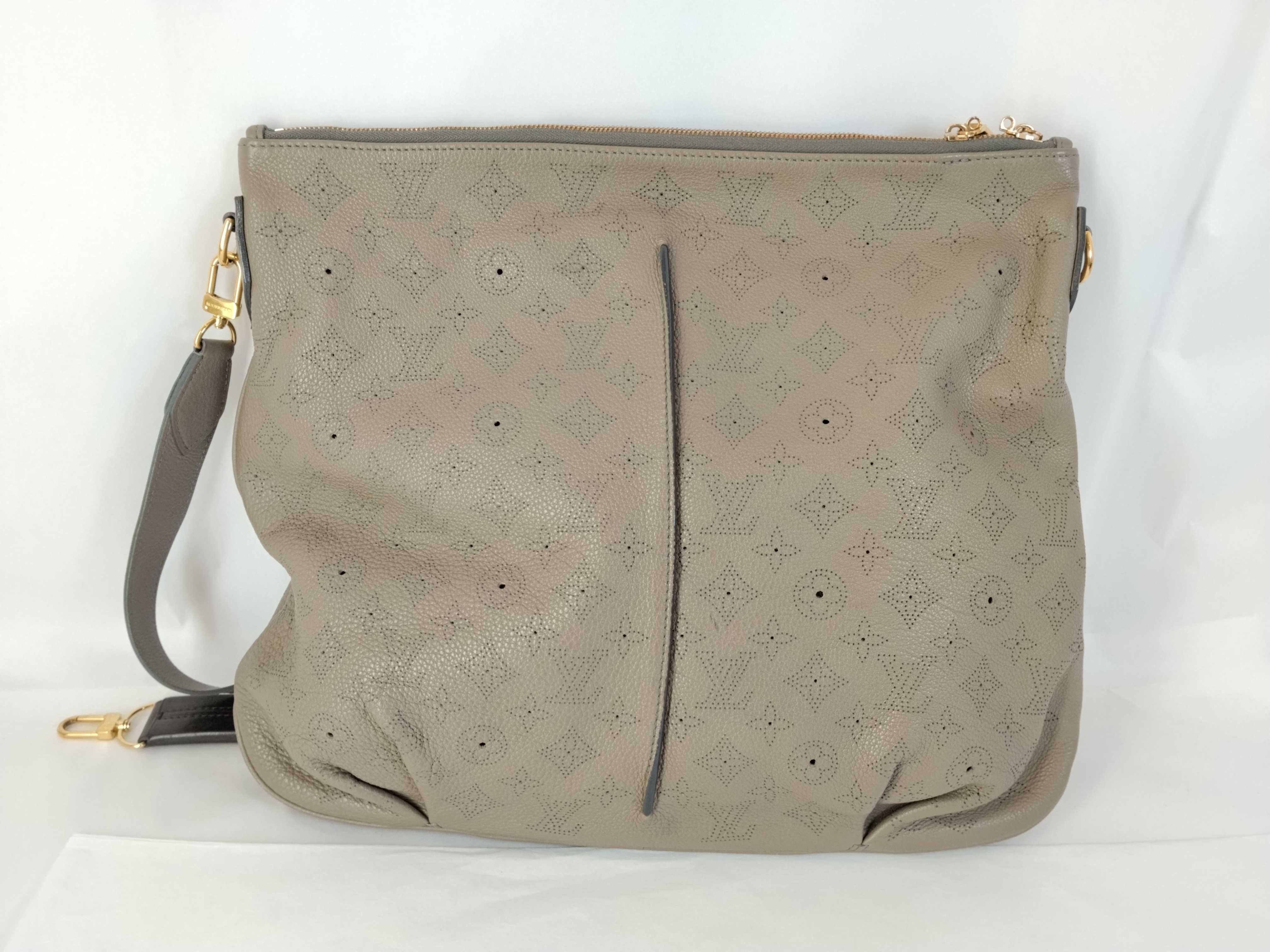 Mahina PH - Beige Leather Mahina Selene PM Sandy Tote Bag Shoulder Bag