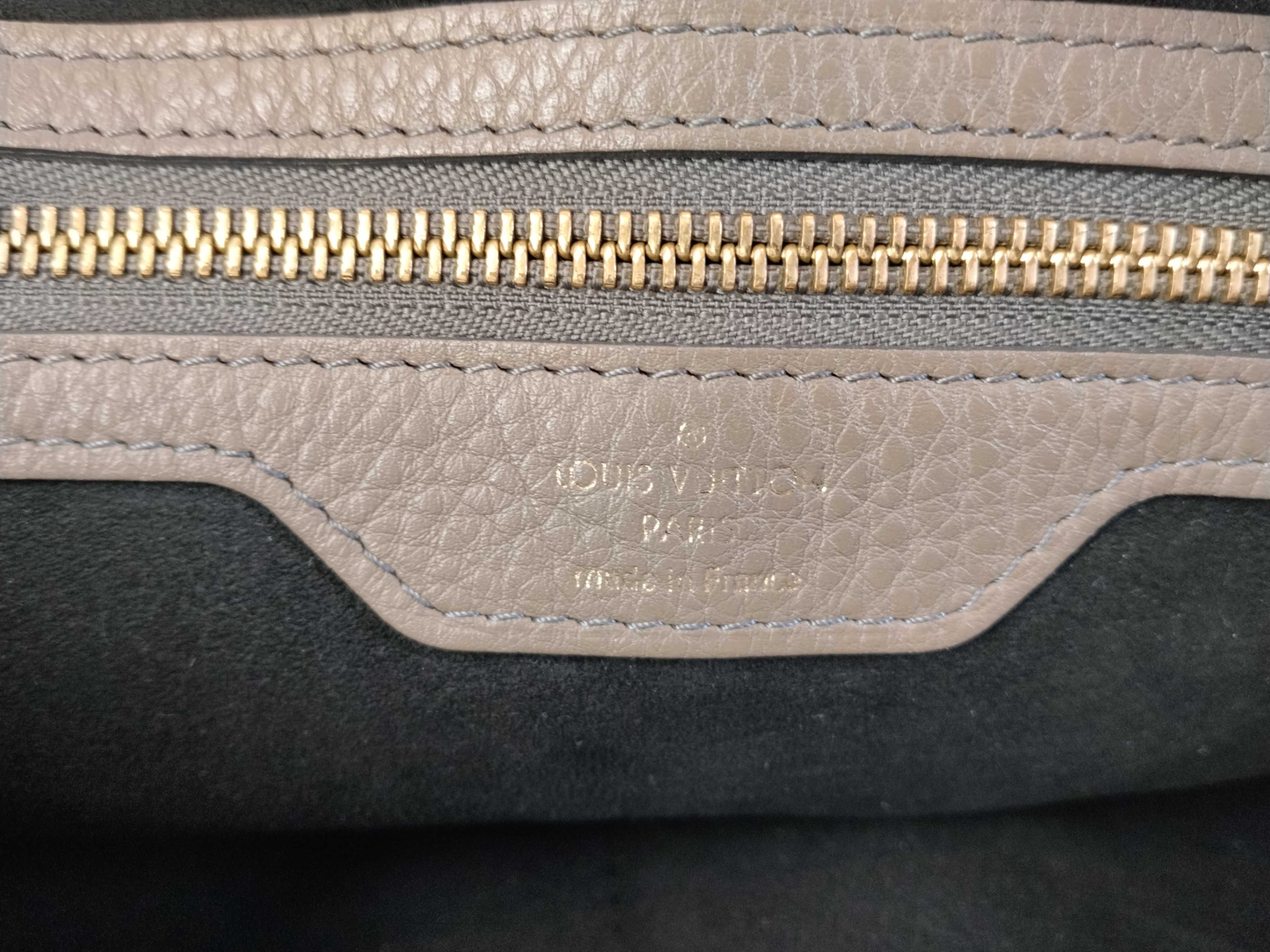 Mahina PH - Beige Leather Mahina Selene PM Sandy Tote Bag Shoulder Bag — view 11