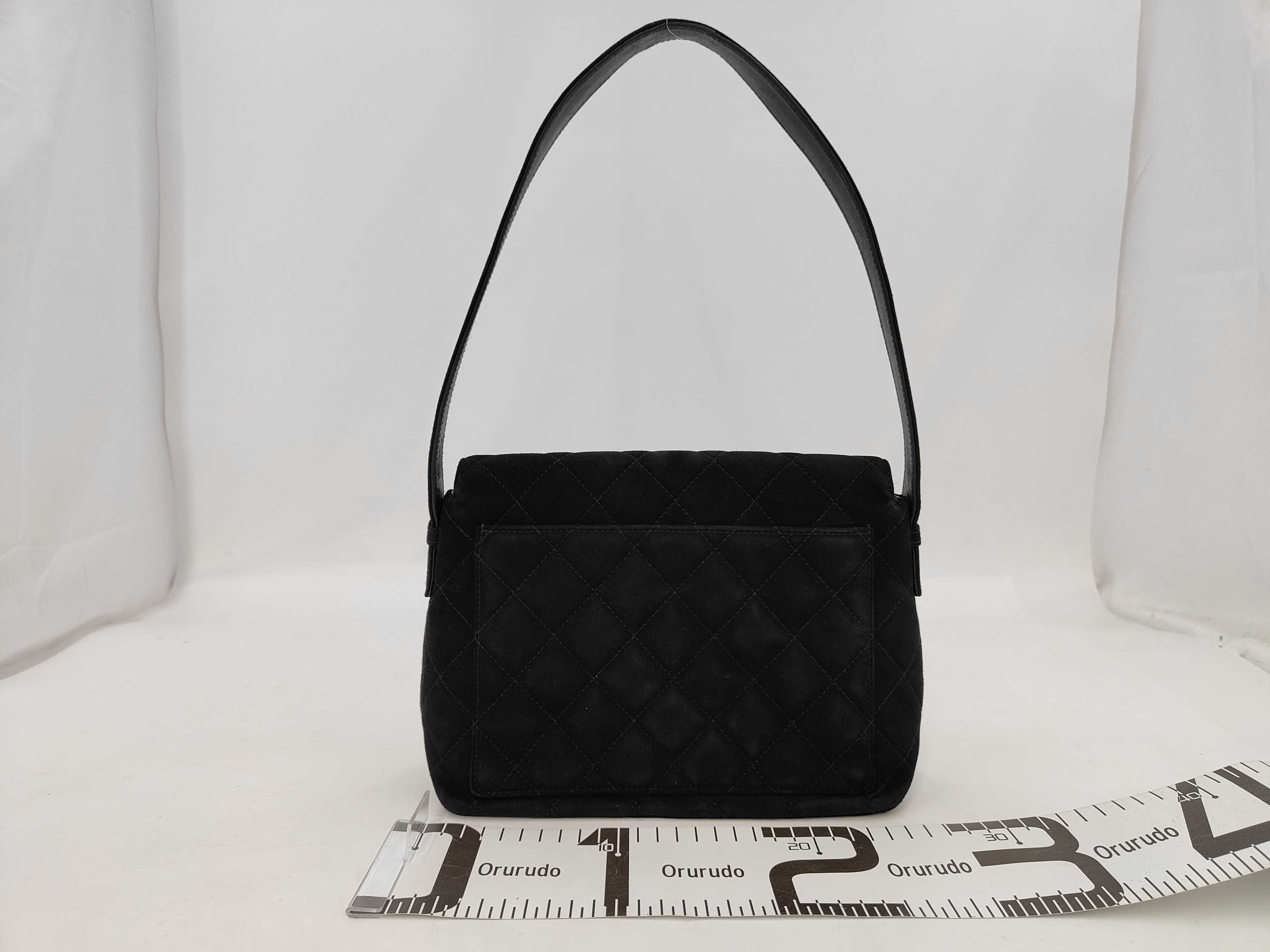 One-Shoulder Suede Black GP Shoulder Bag — view 2