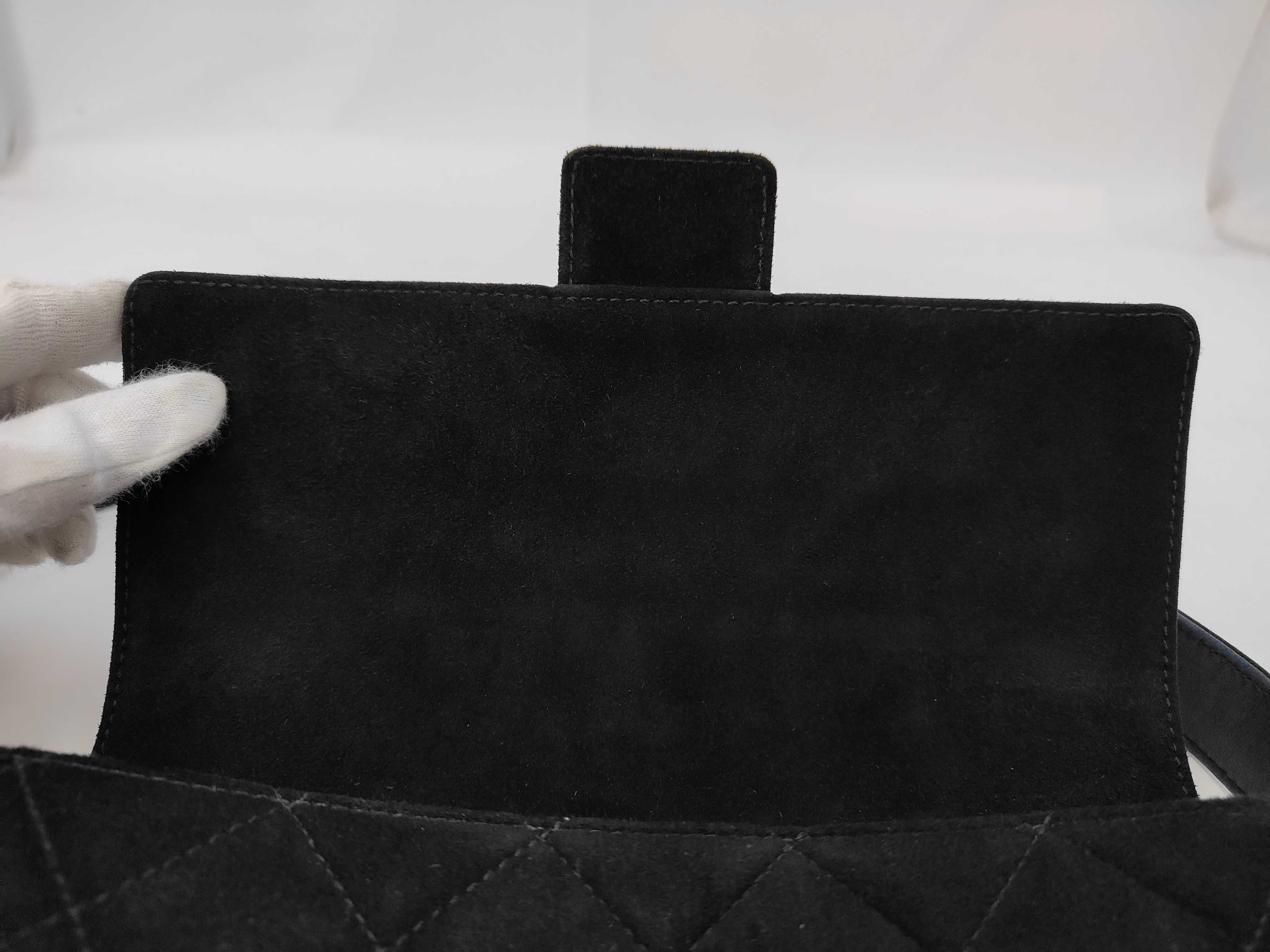 One-Shoulder Suede Black GP Shoulder Bag — view 8