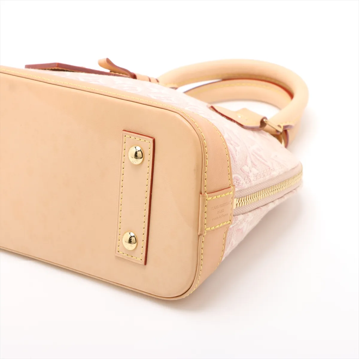 Monogram Jacquard Alma BB M2A378 Pink (RFID detected) — view 3