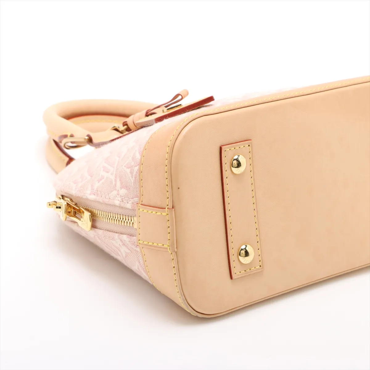 Monogram Jacquard Alma BB M2A378 Pink (RFID detected) — view 4