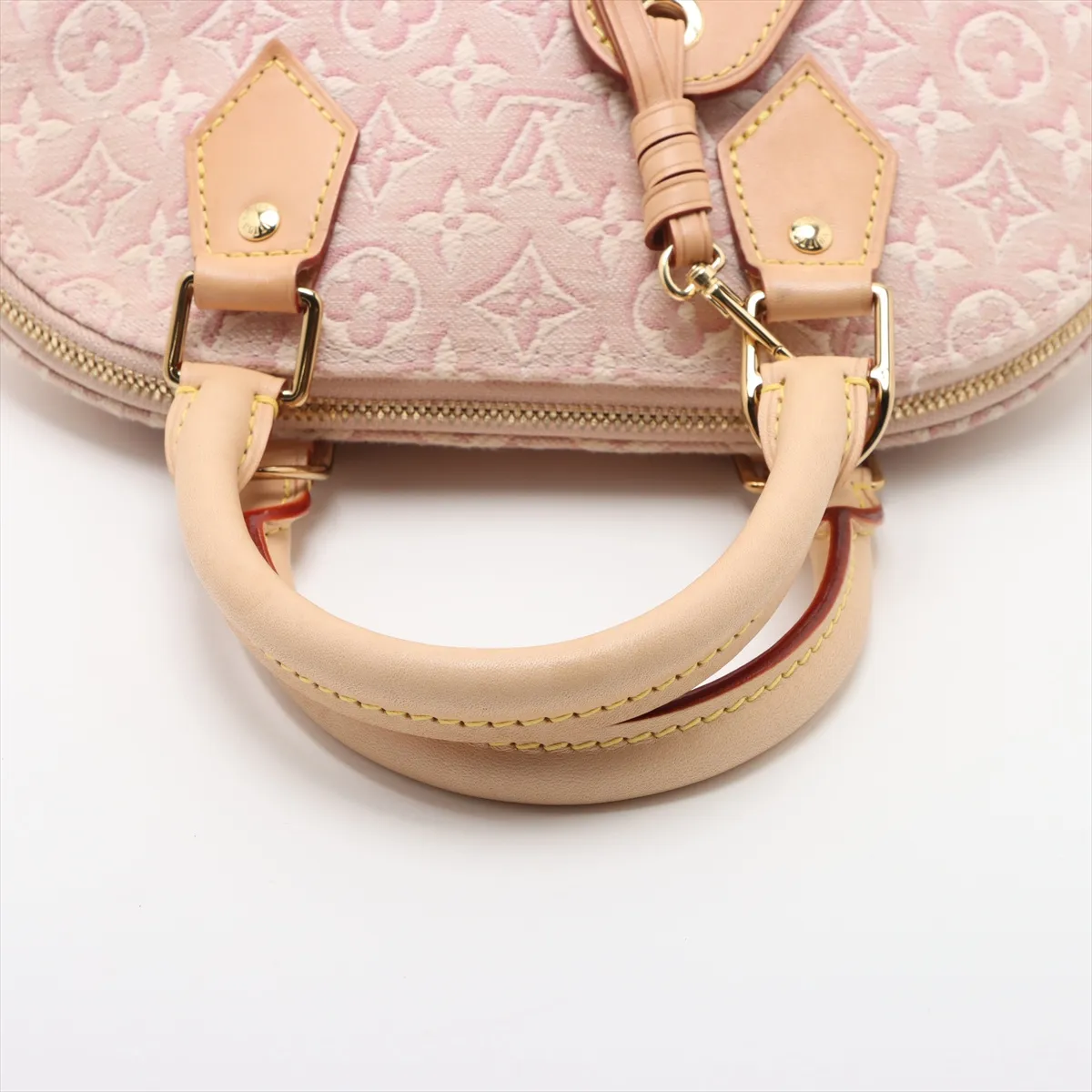 Monogram Jacquard Alma BB M2A378 Pink (RFID detected) — view 5