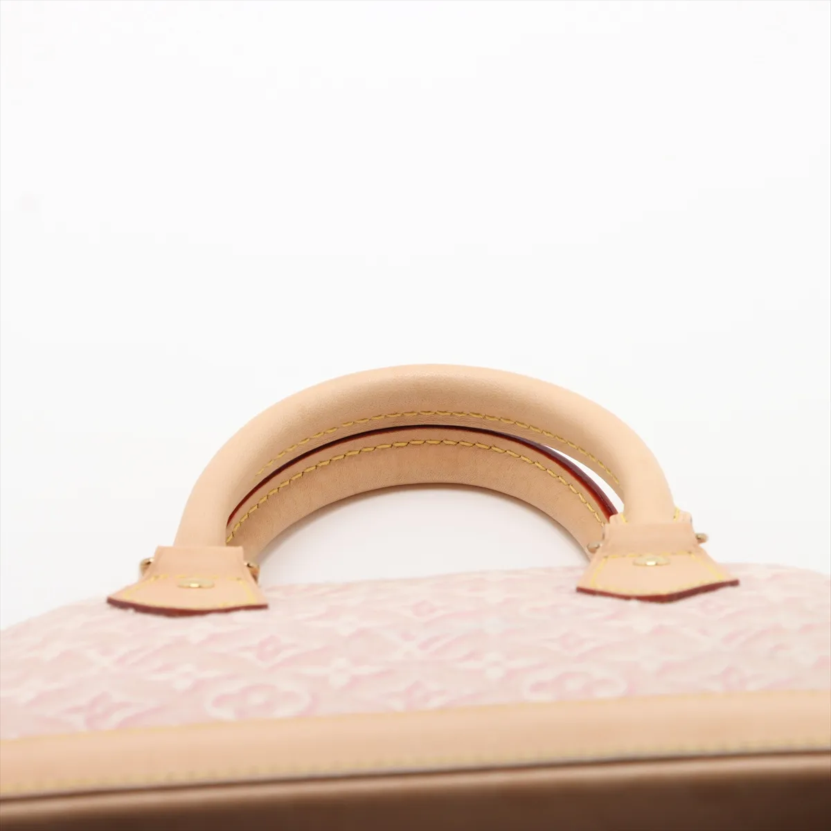 Monogram Jacquard Alma BB M2A378 Pink (RFID detected) — view 6