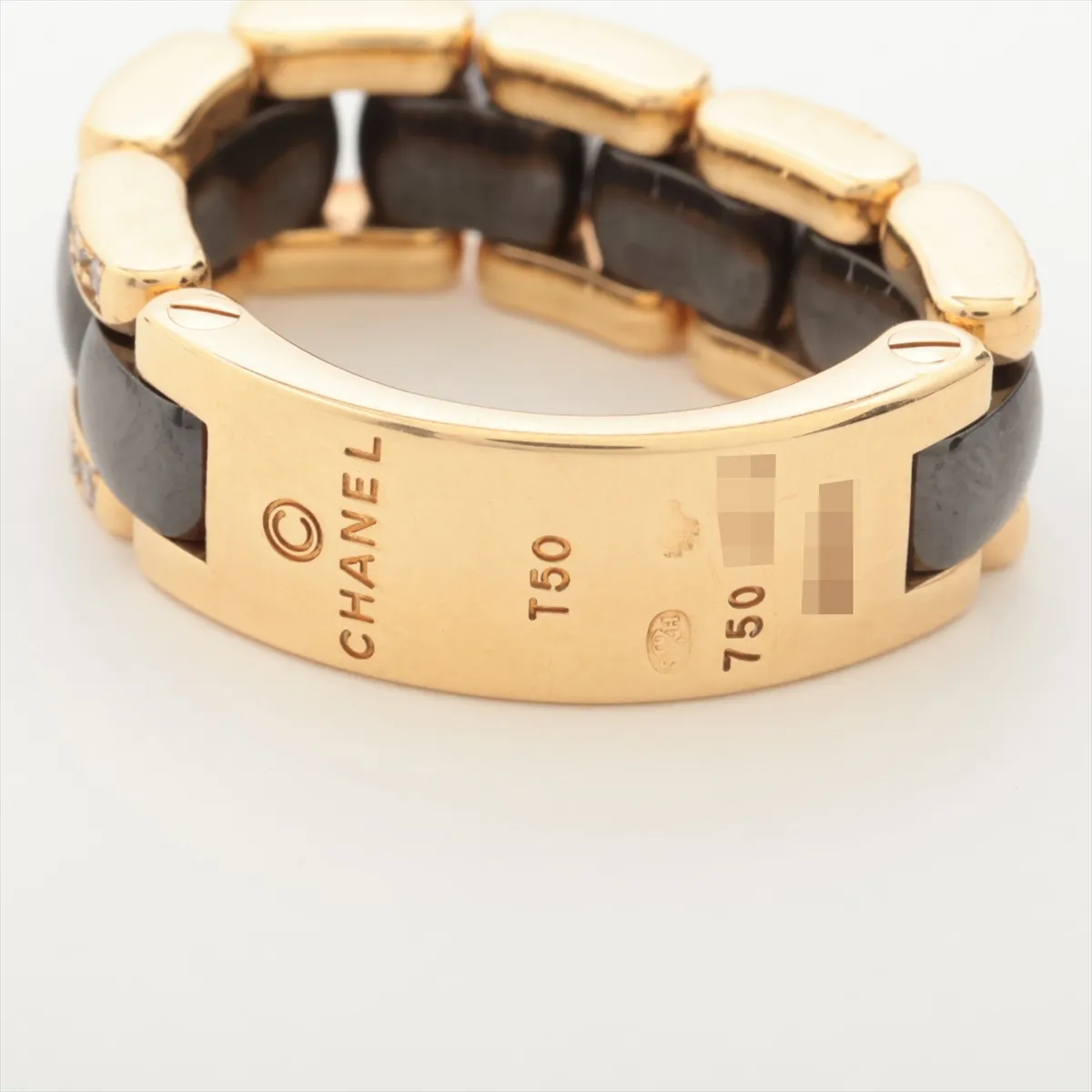 Ultra Diamond Ring, 750 (Yellow Gold) x Ceramic, 10.1g, 50, 20I6931, Hallmark damaged. — view 3