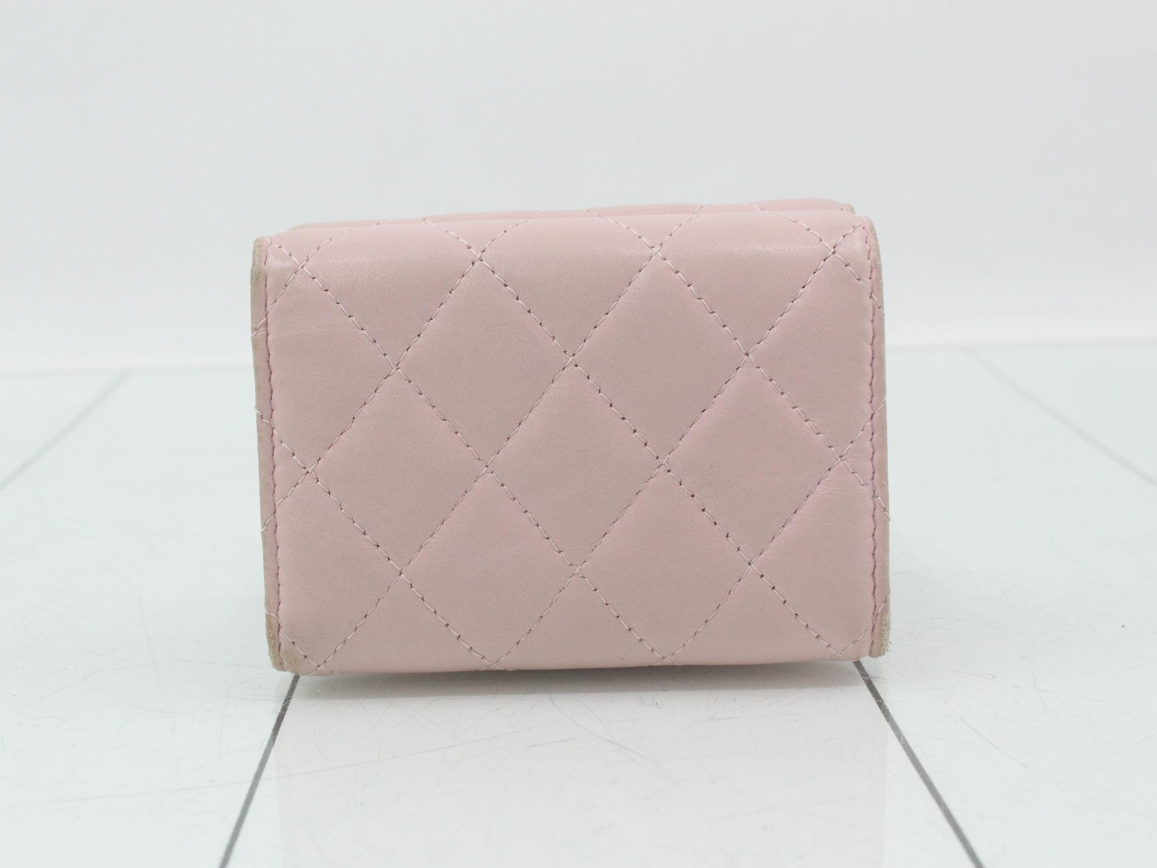 Small flap wallet, pink — view 2