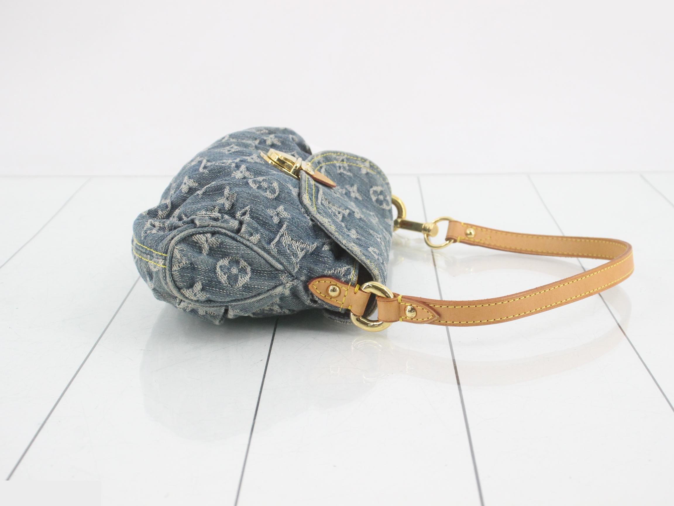 Monogram Denim Mini Pleaty M95050 CA1016 — view 3