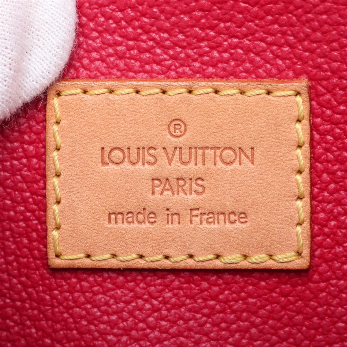 Monogram Cherry Sac Plat M95010 MI0045 Brown x Red — view 9