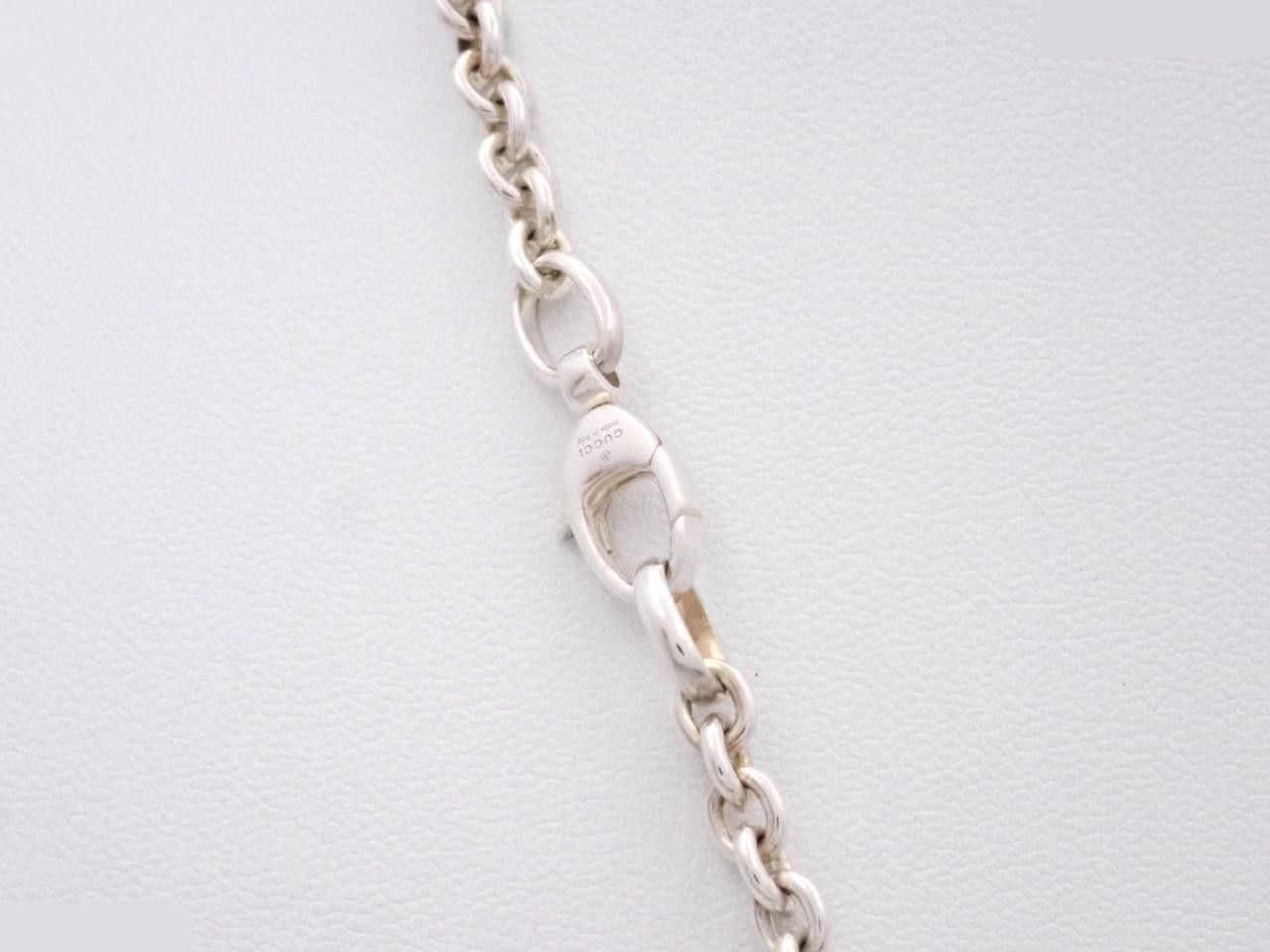 Interlocking Necklace, 925 sterling silver, 28.2g, total length approximately 45cm — view 2
