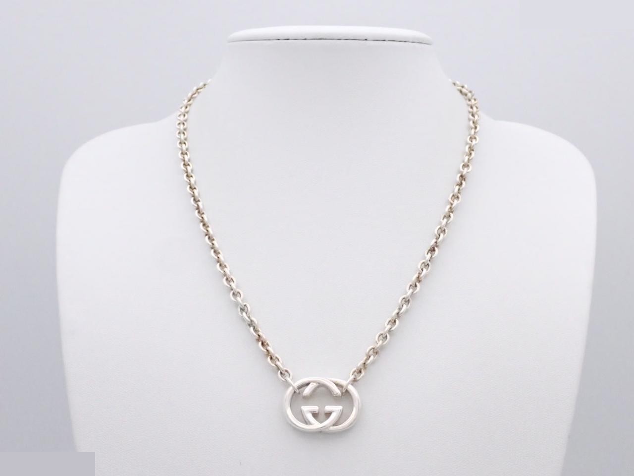 Interlocking Necklace, 925 sterling silver, 28.2g, total length approximately 45cm — view 3