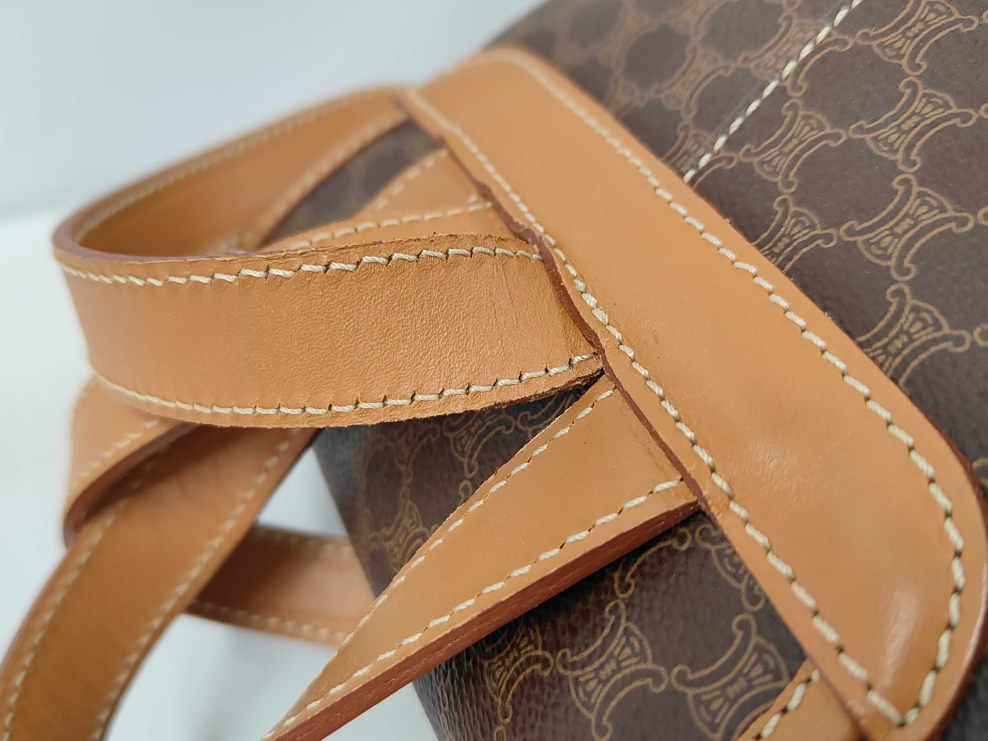 Macadam Backpack, Leather, Brown. — view 5