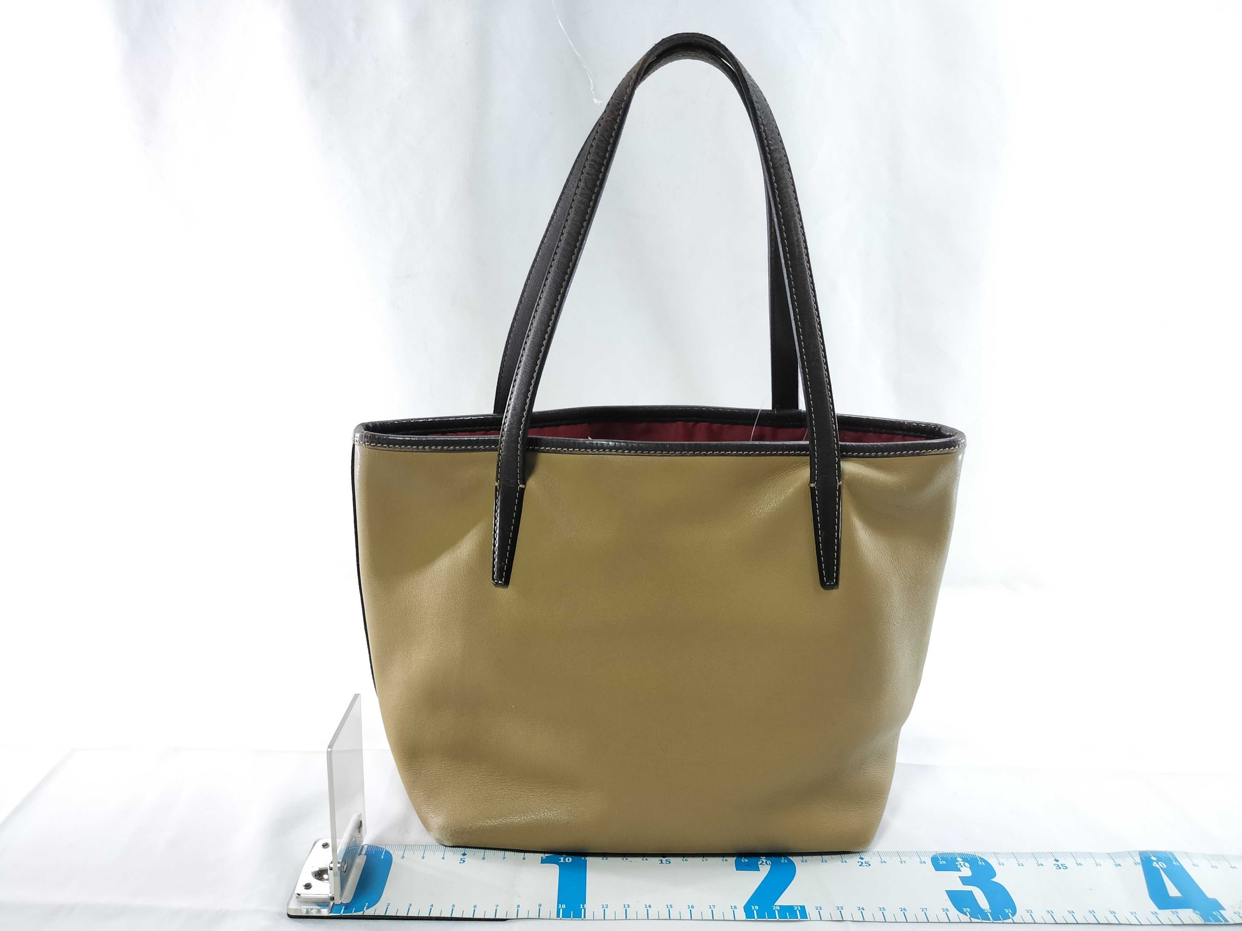 Leather Anagram Tote Bag — view 2