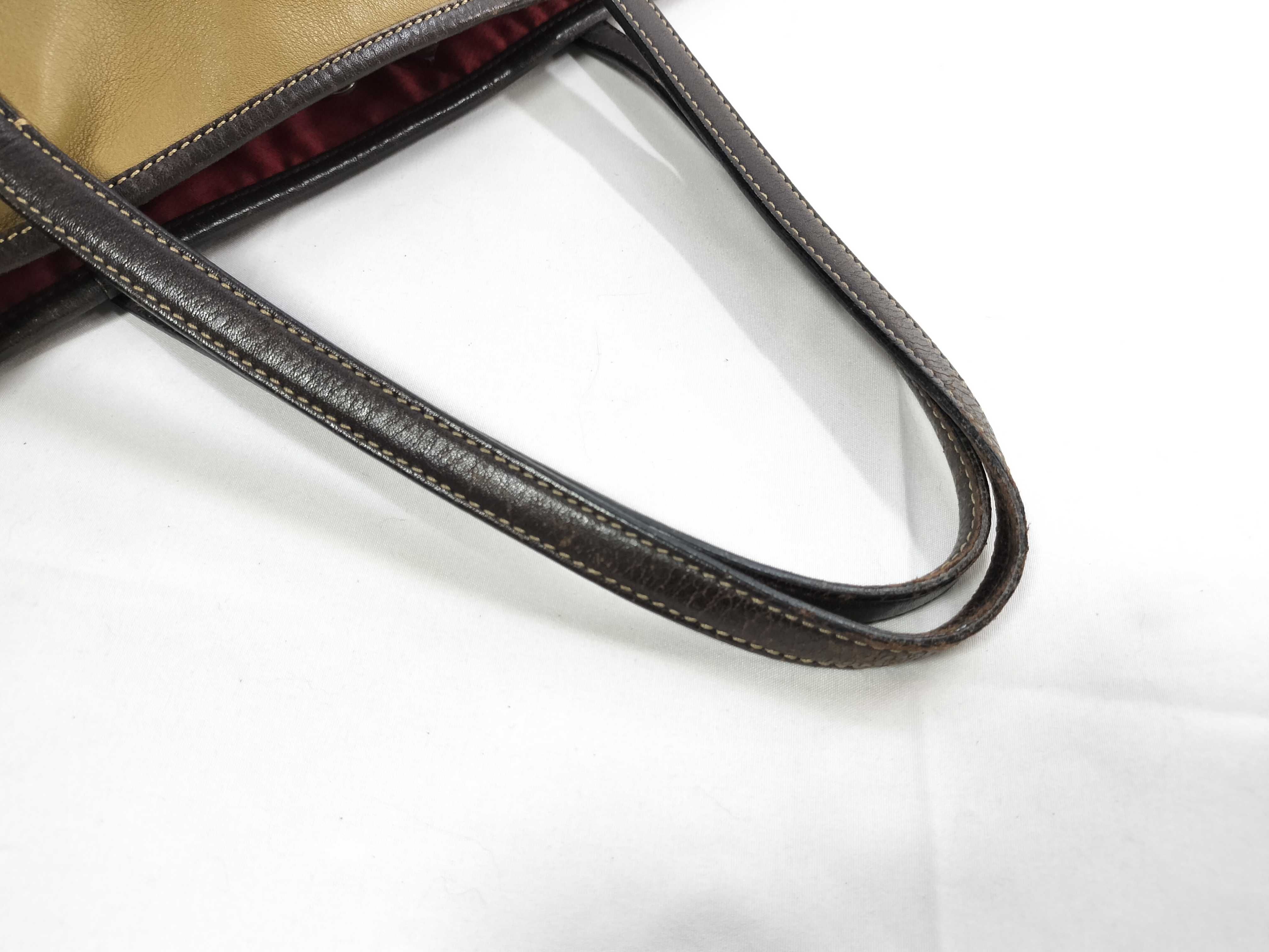 Leather Anagram Tote Bag — view 3