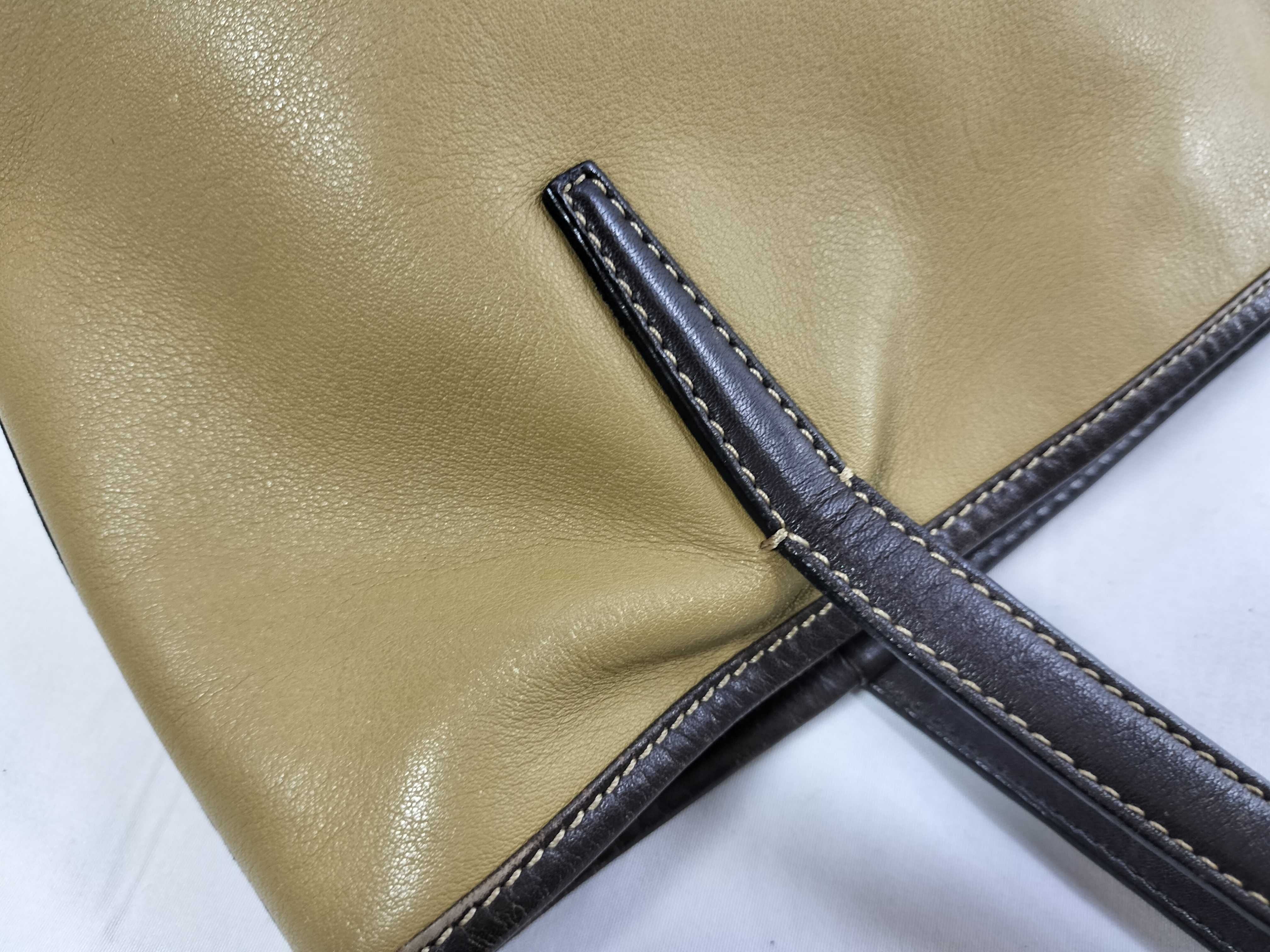 Leather Anagram Tote Bag — view 5