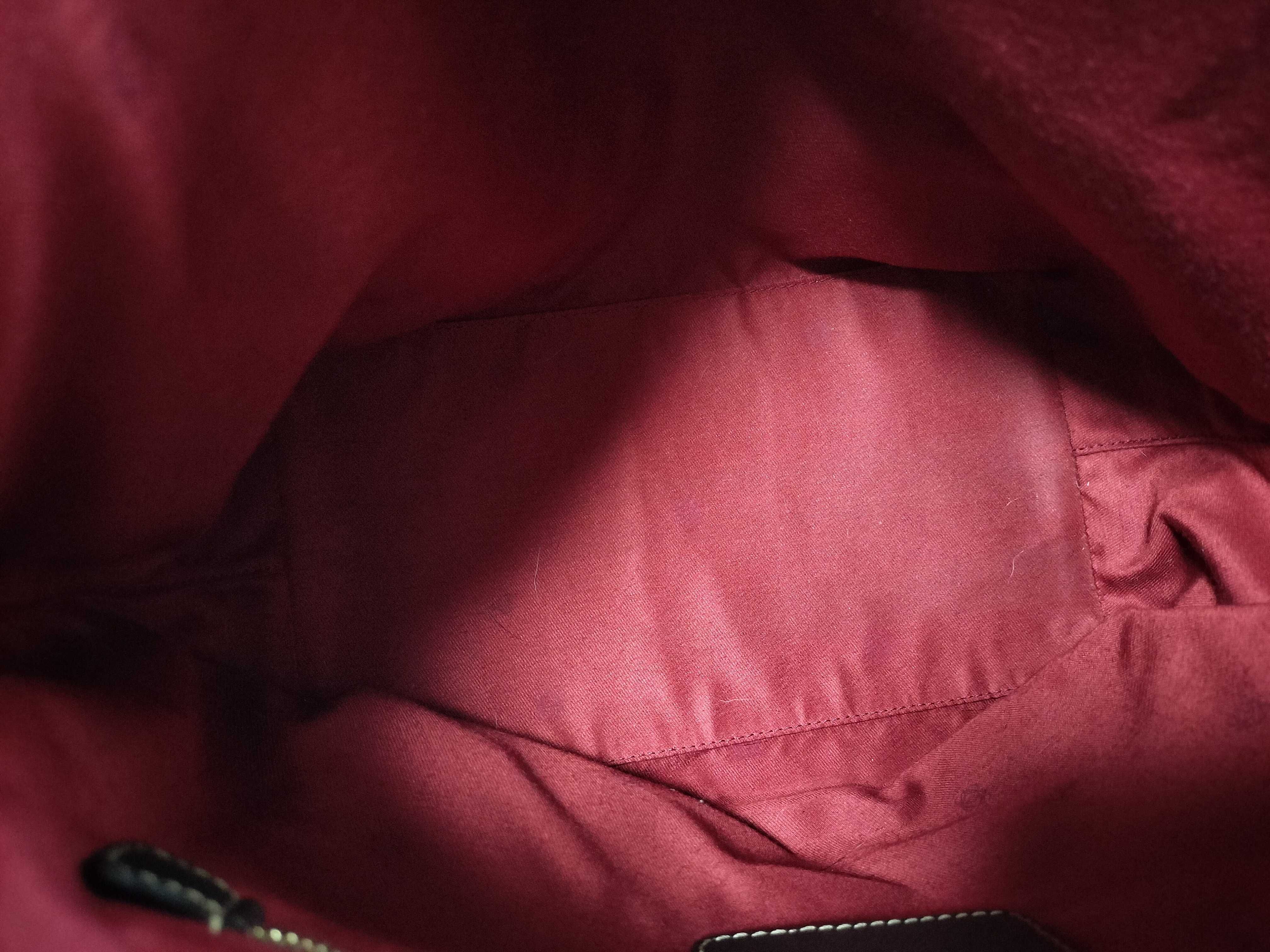 Leather Anagram Tote Bag — view 9