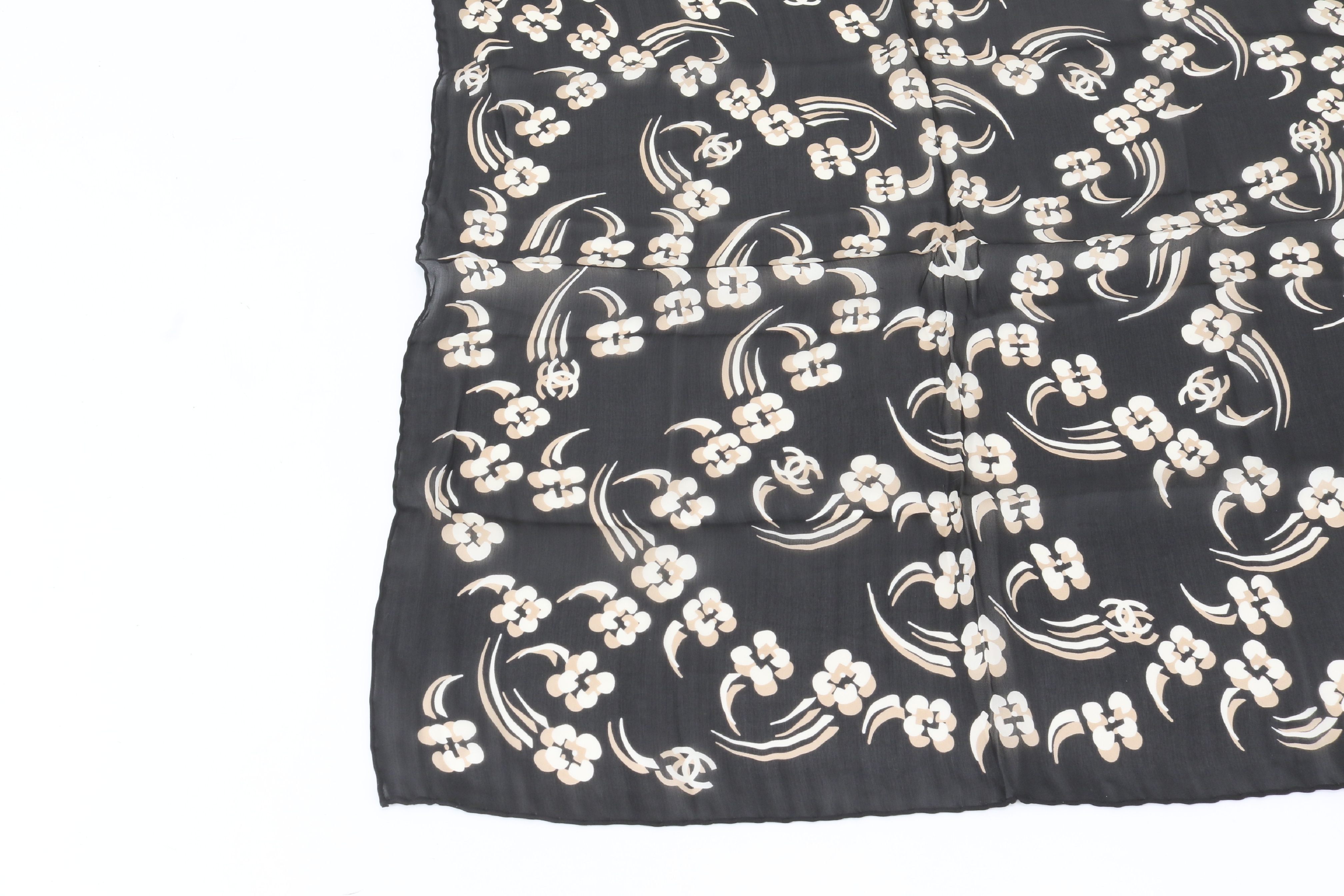 100% Silk Scarf and Other Accessories — view 4