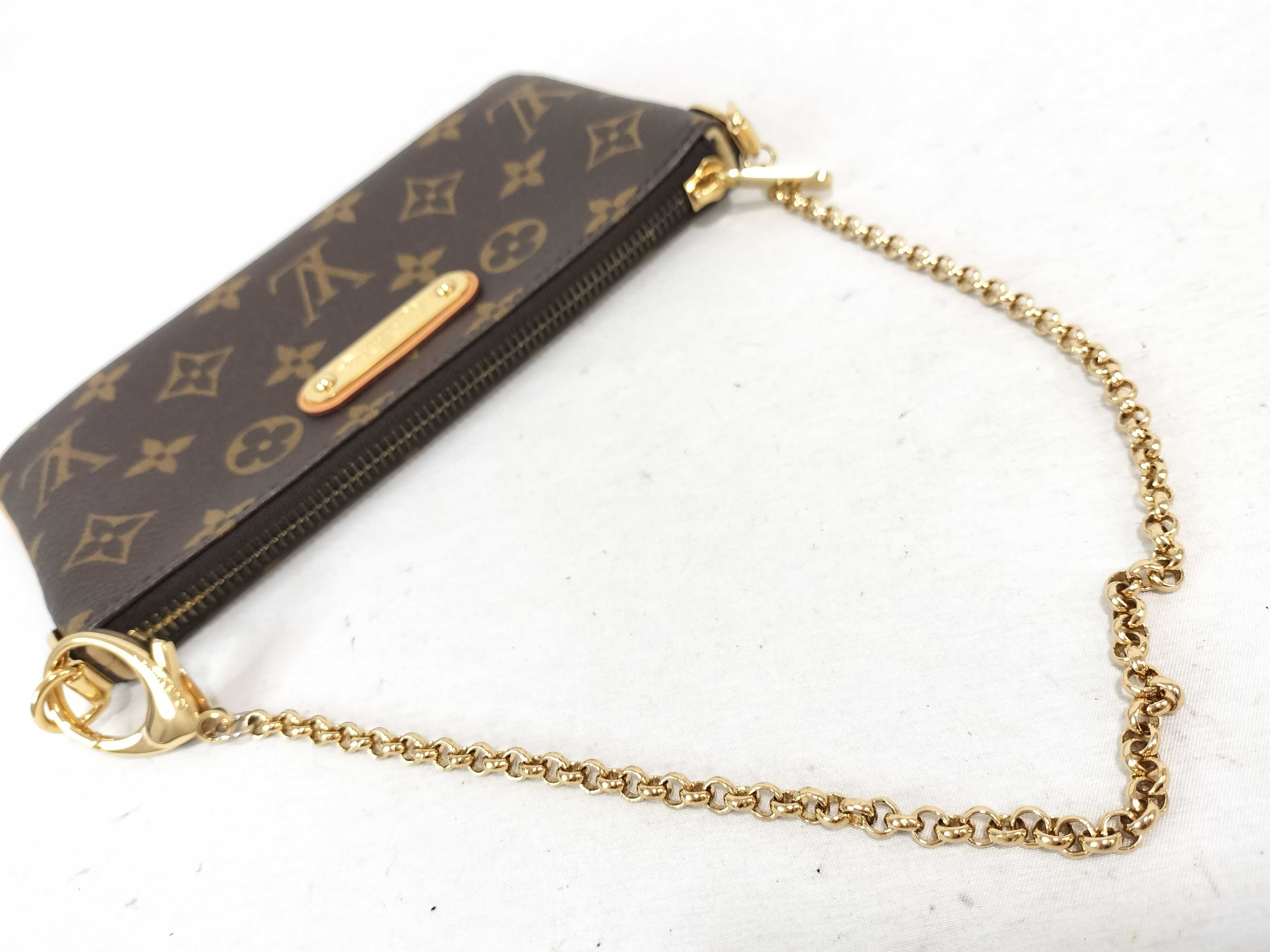 Monogram Louis Vuitton Monogram Pochette Mila MM Handbag — view 3