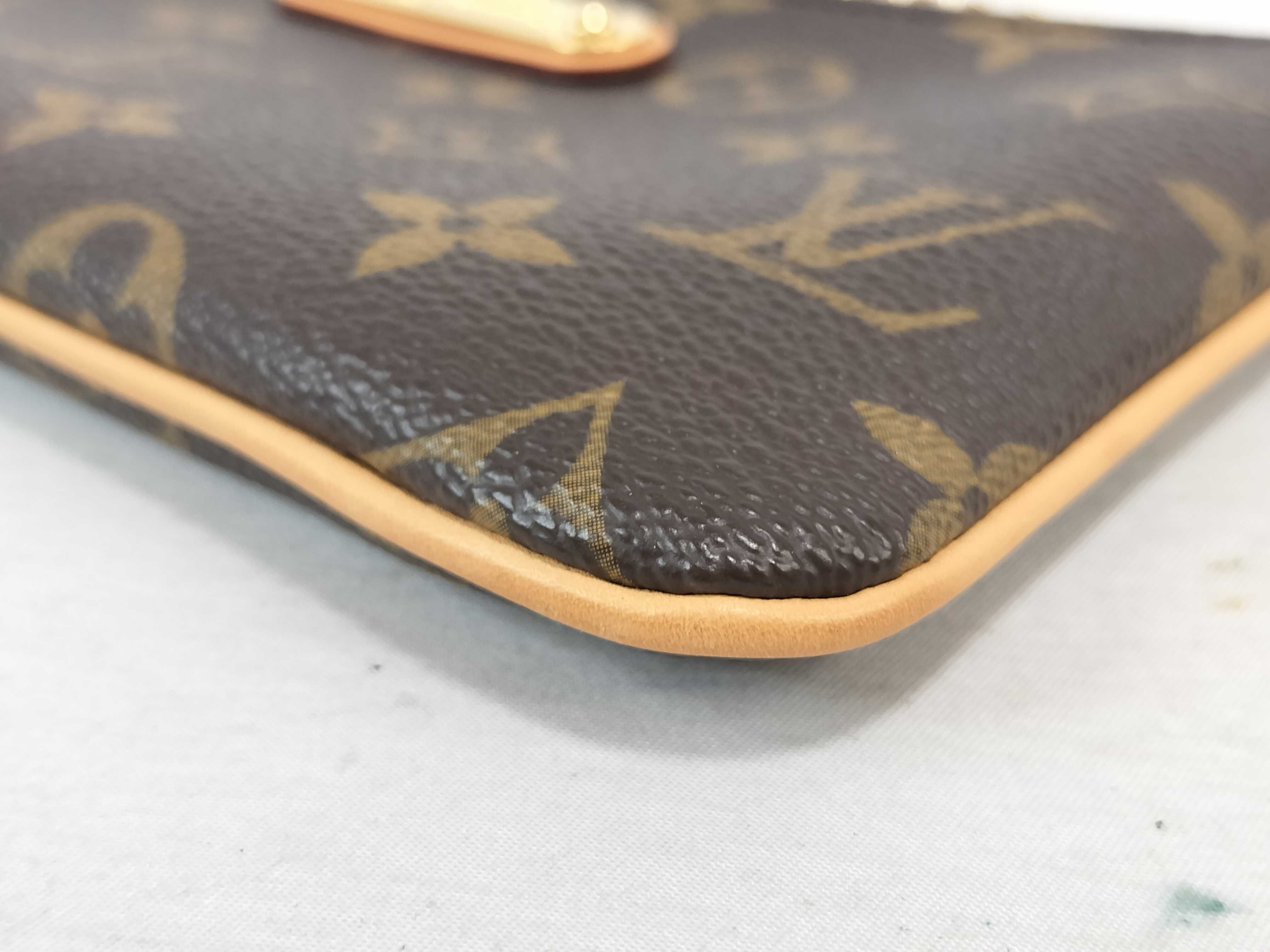 Monogram Louis Vuitton Monogram Pochette Mila MM Handbag — view 7