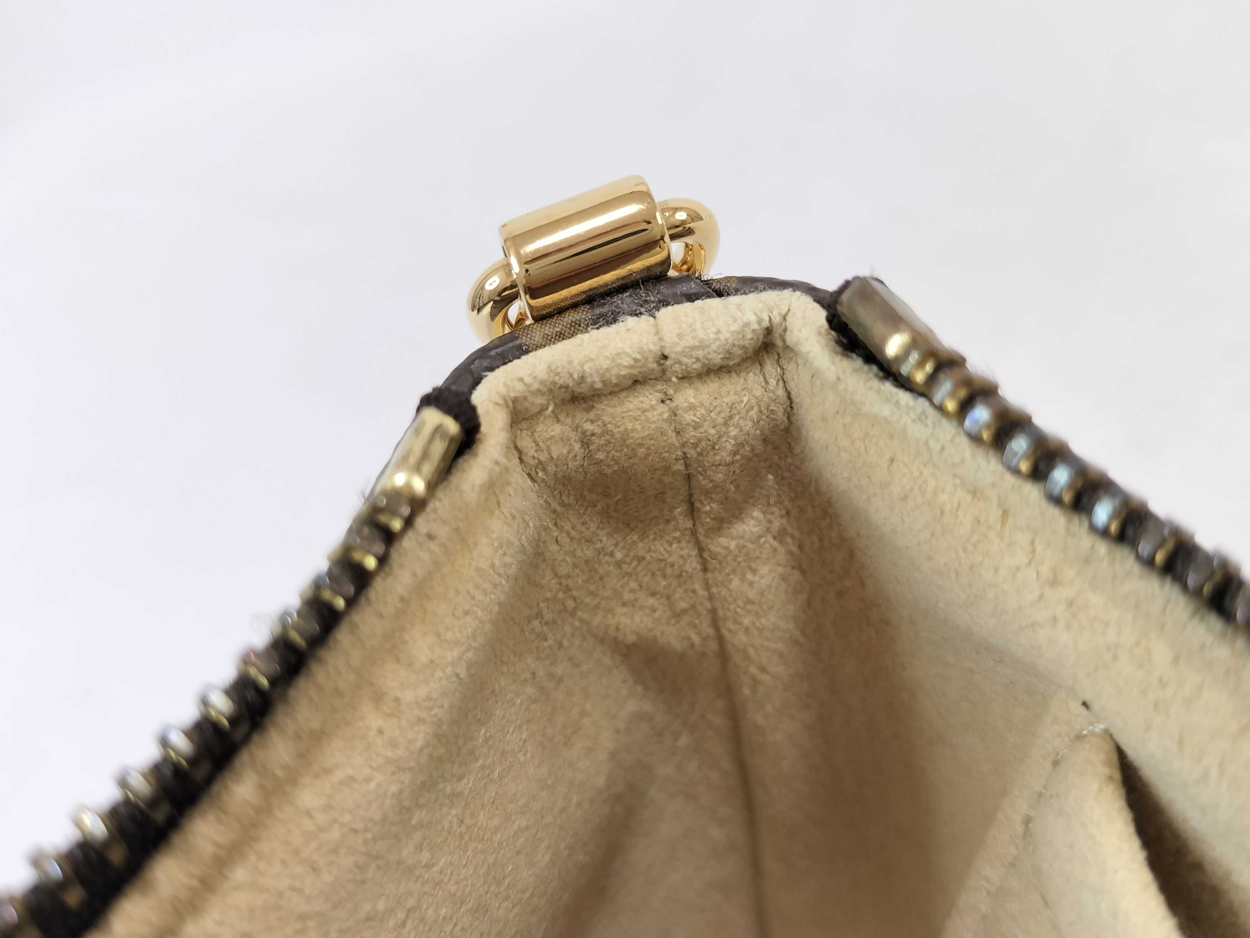Monogram Louis Vuitton Monogram Pochette Mila MM Handbag — view 9