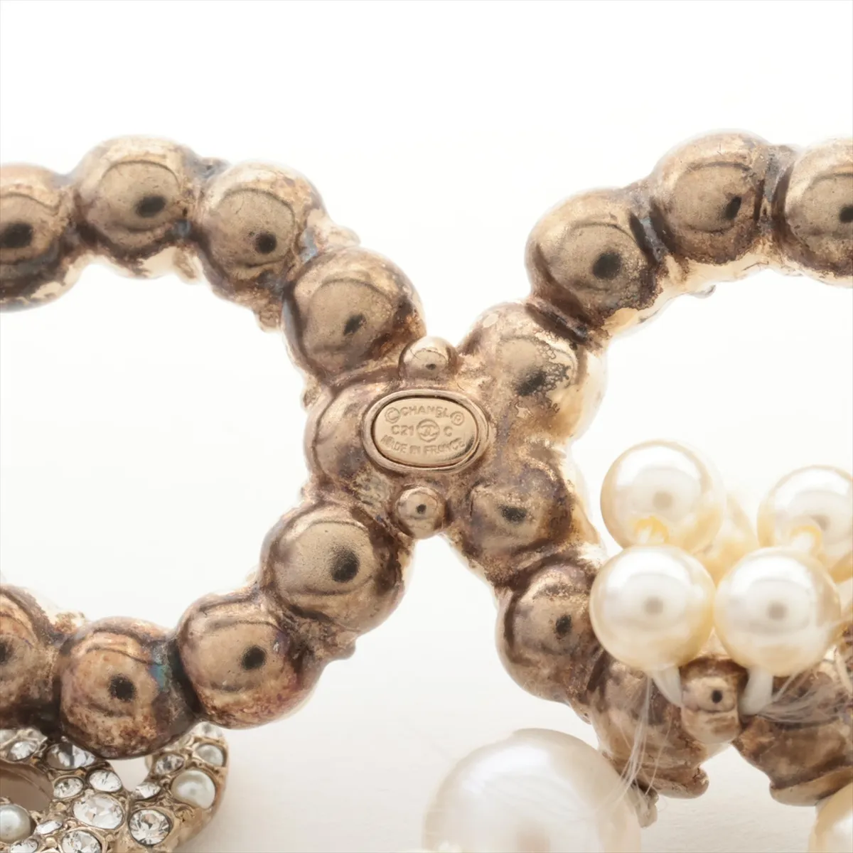 COCO C21C Valletta GP x Rhinestone x Fake Pearl Gold — view 6