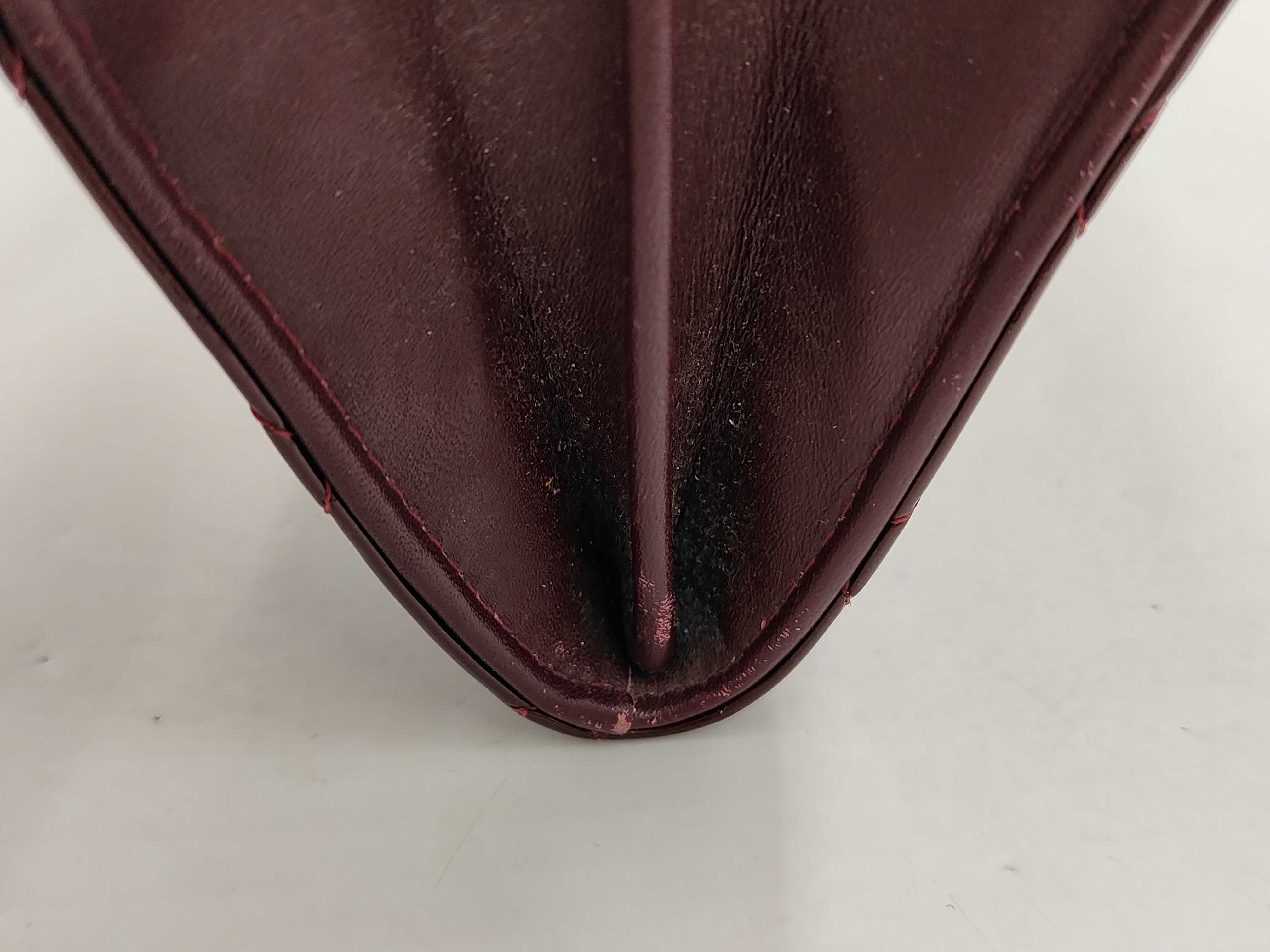 Matelassé Long Wallet, Enamel, Red — view 15