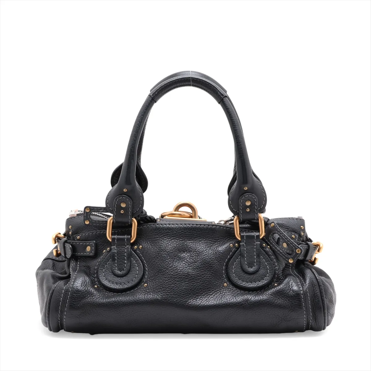 Paddington Leather Handbag, Black — view 2