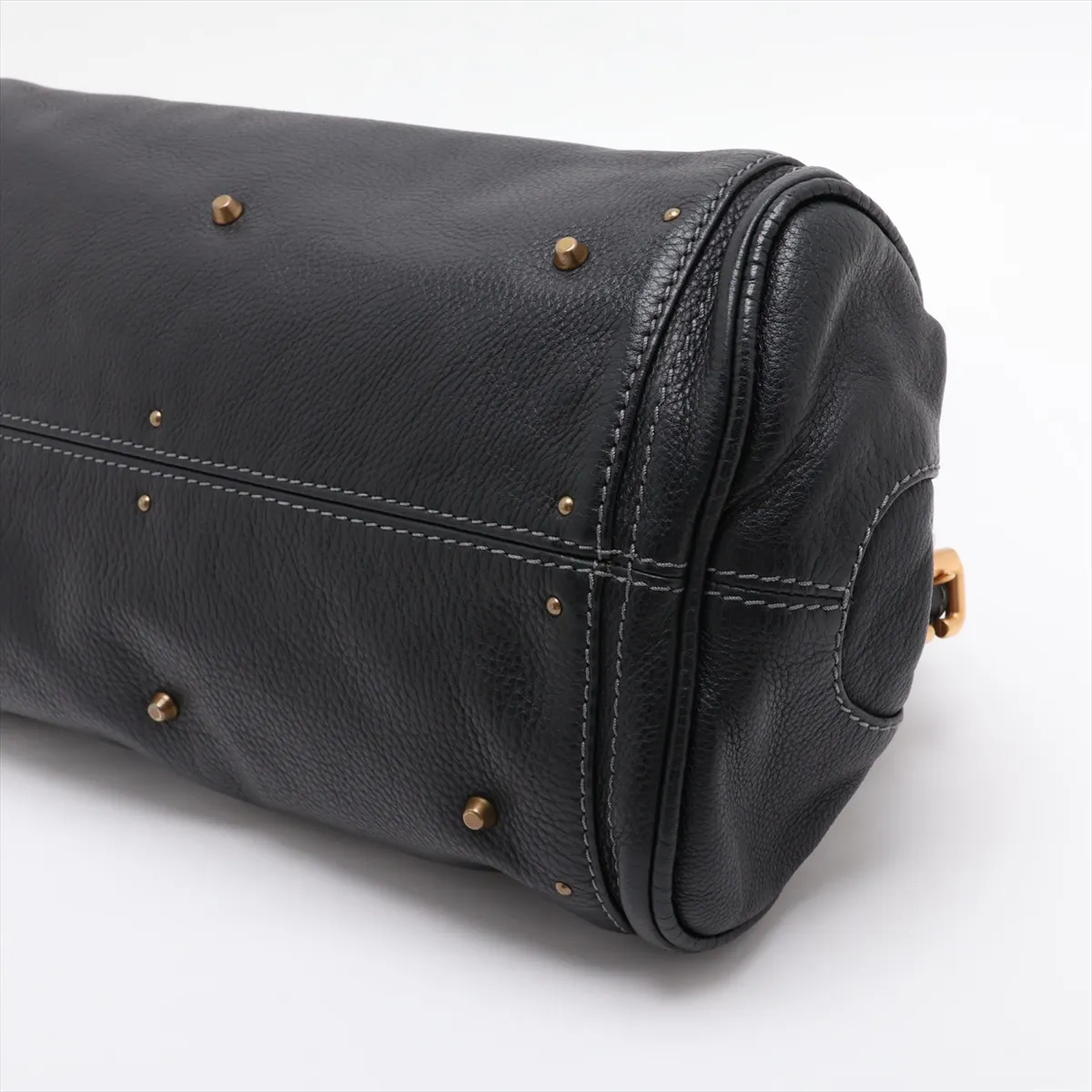 Paddington Leather Handbag, Black — view 3