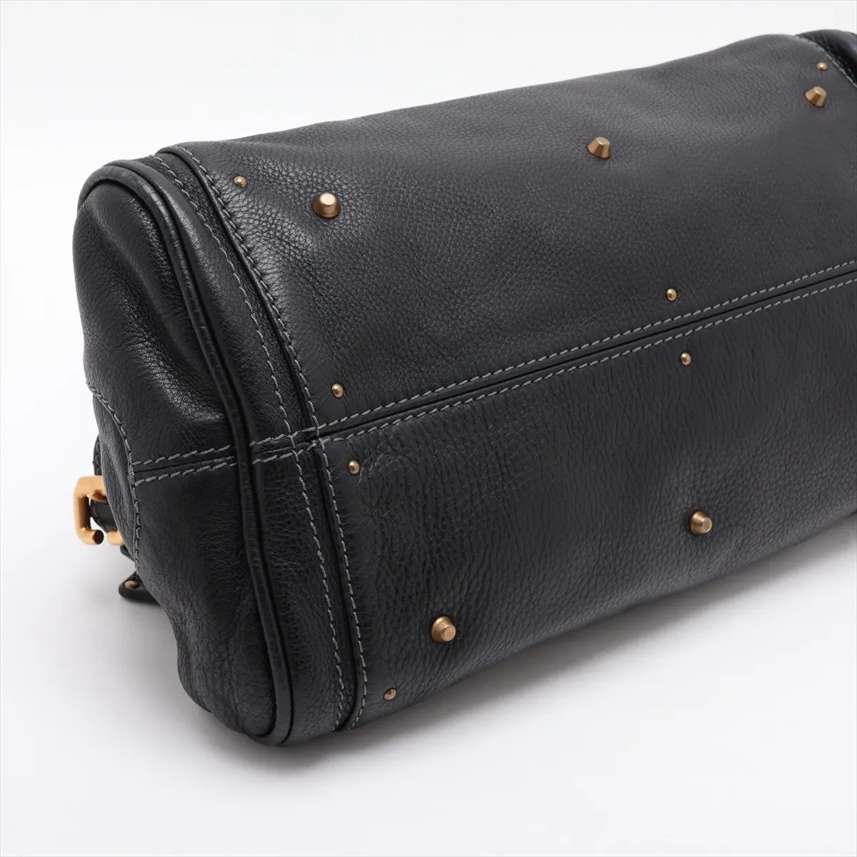 Paddington Leather Handbag, Black — view 4
