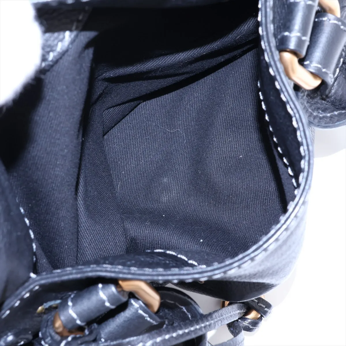 Paddington Leather Handbag, Black — view 9