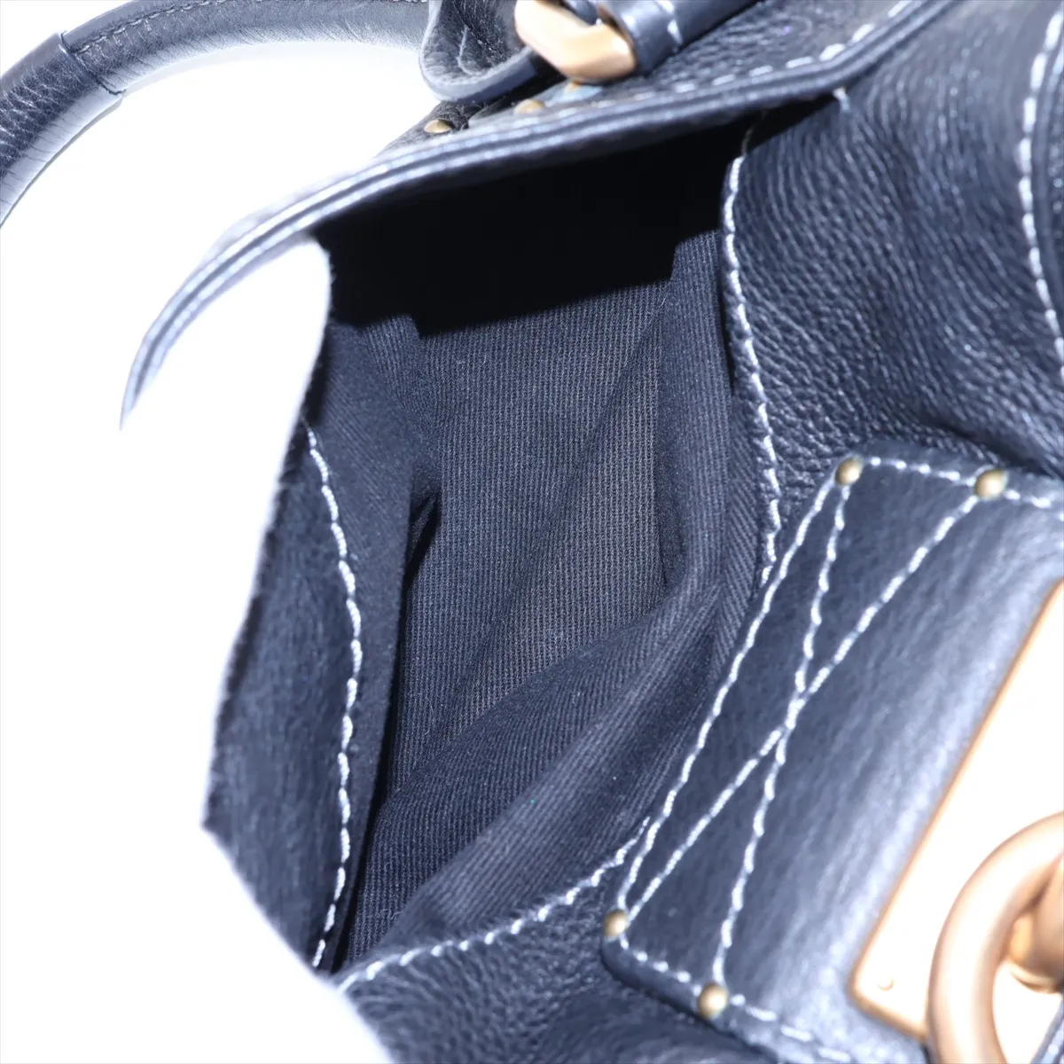 Paddington Leather Handbag, Black — view 10