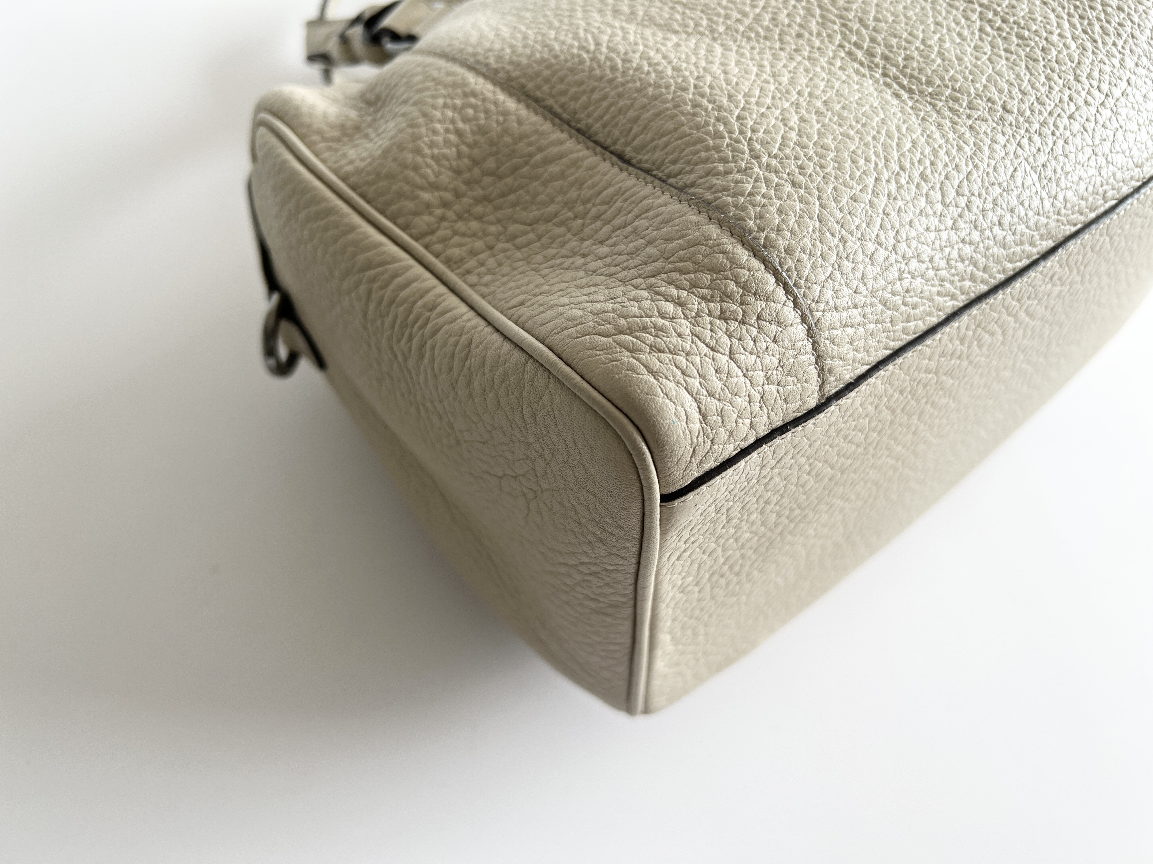 Fusta 25 Anagram Leather Mini Boston Bag Handbag — view 11