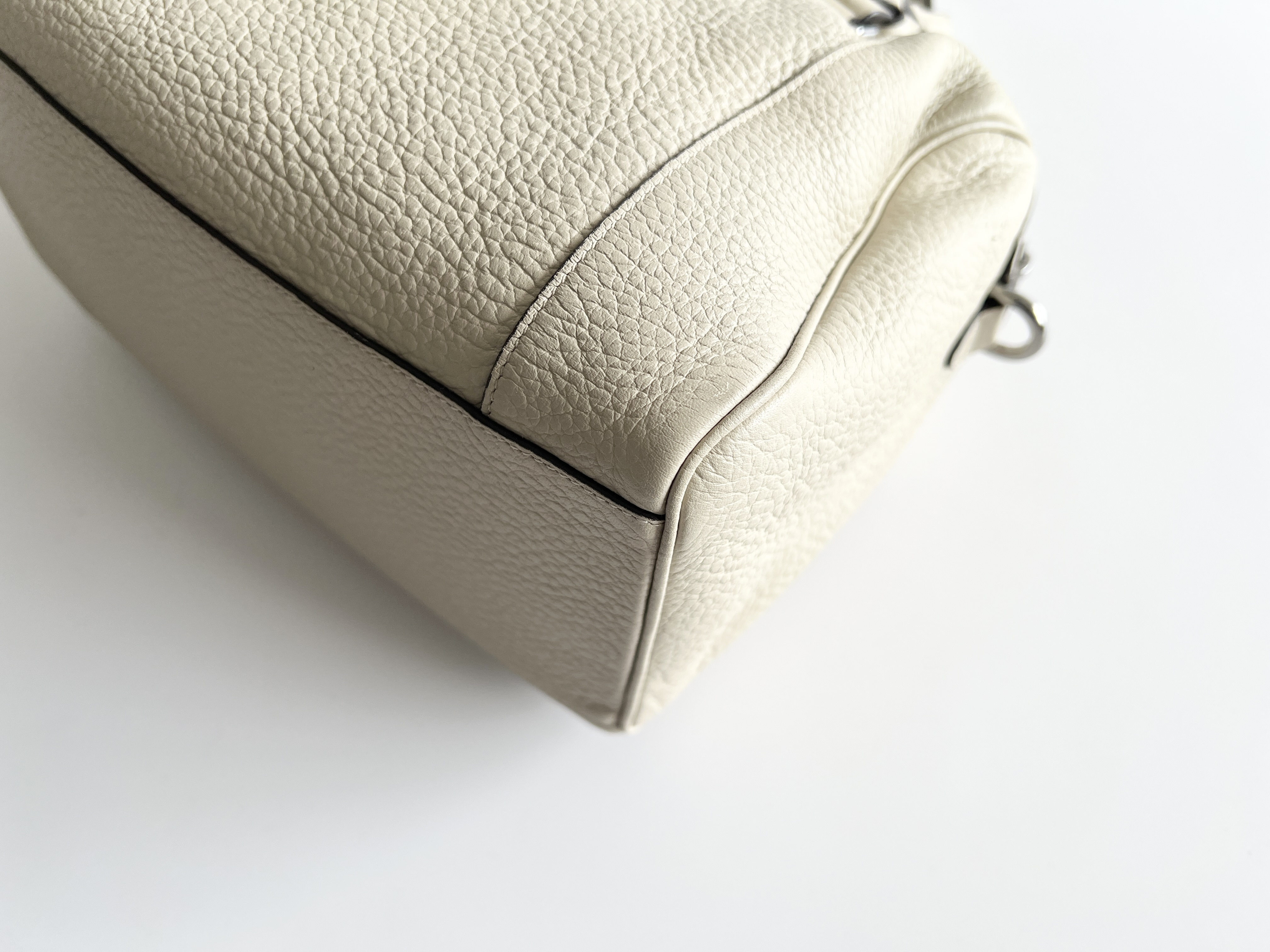 Fusta 25 Anagram Leather Mini Boston Bag Handbag — view 12