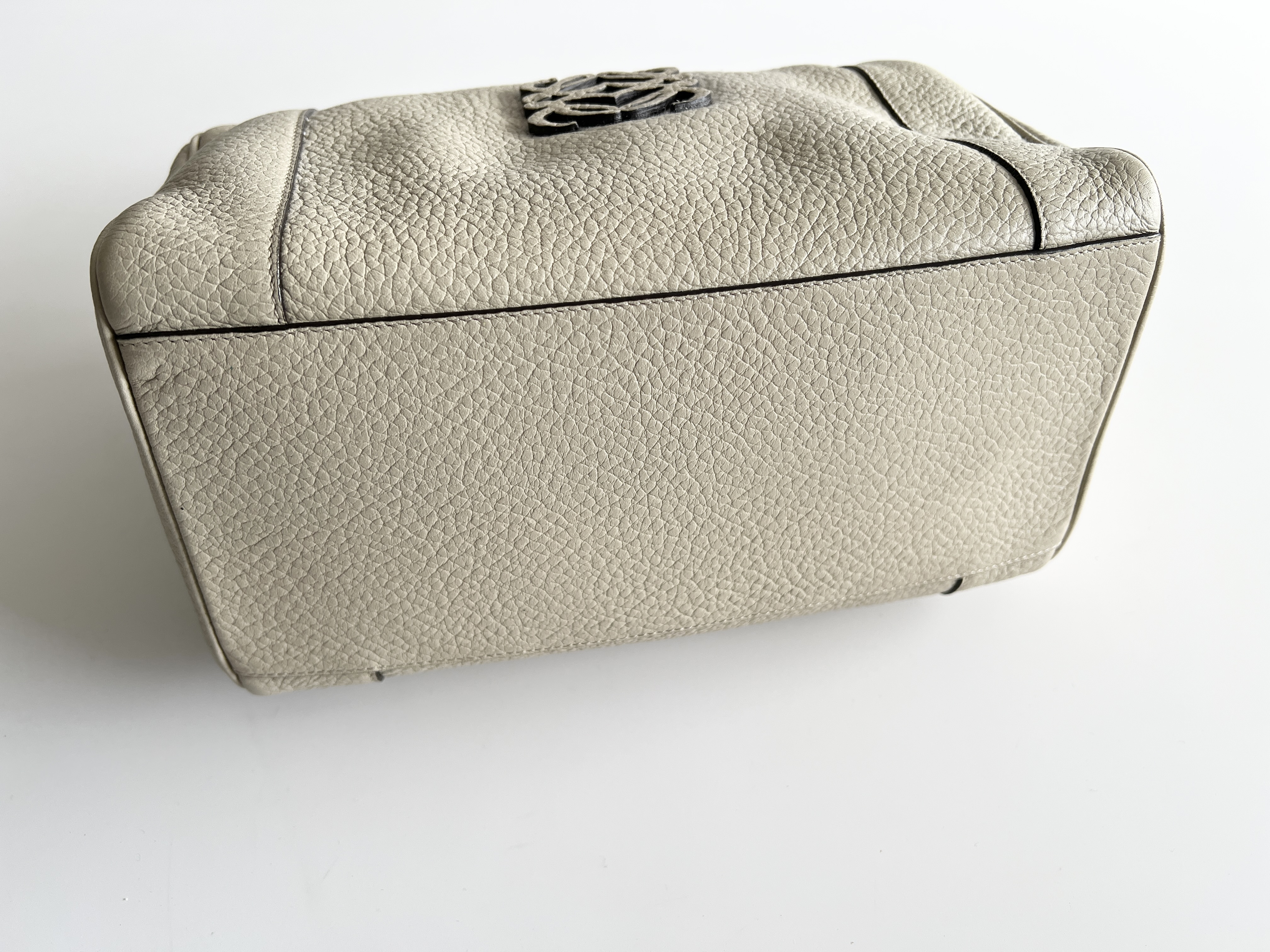 Fusta 25 Anagram Leather Mini Boston Bag Handbag — view 13