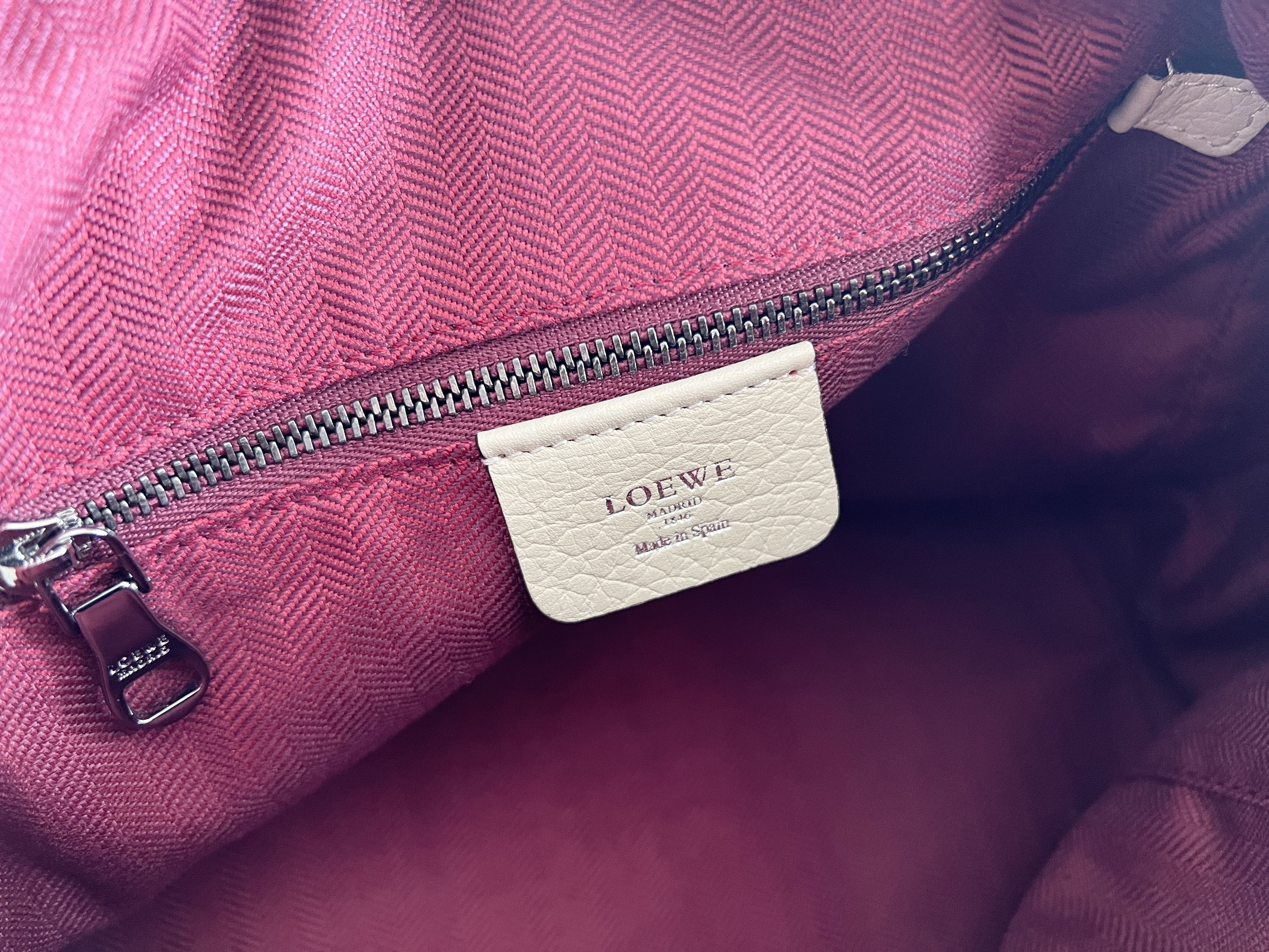 Fusta 25 Anagram Leather Mini Boston Bag Handbag — view 6