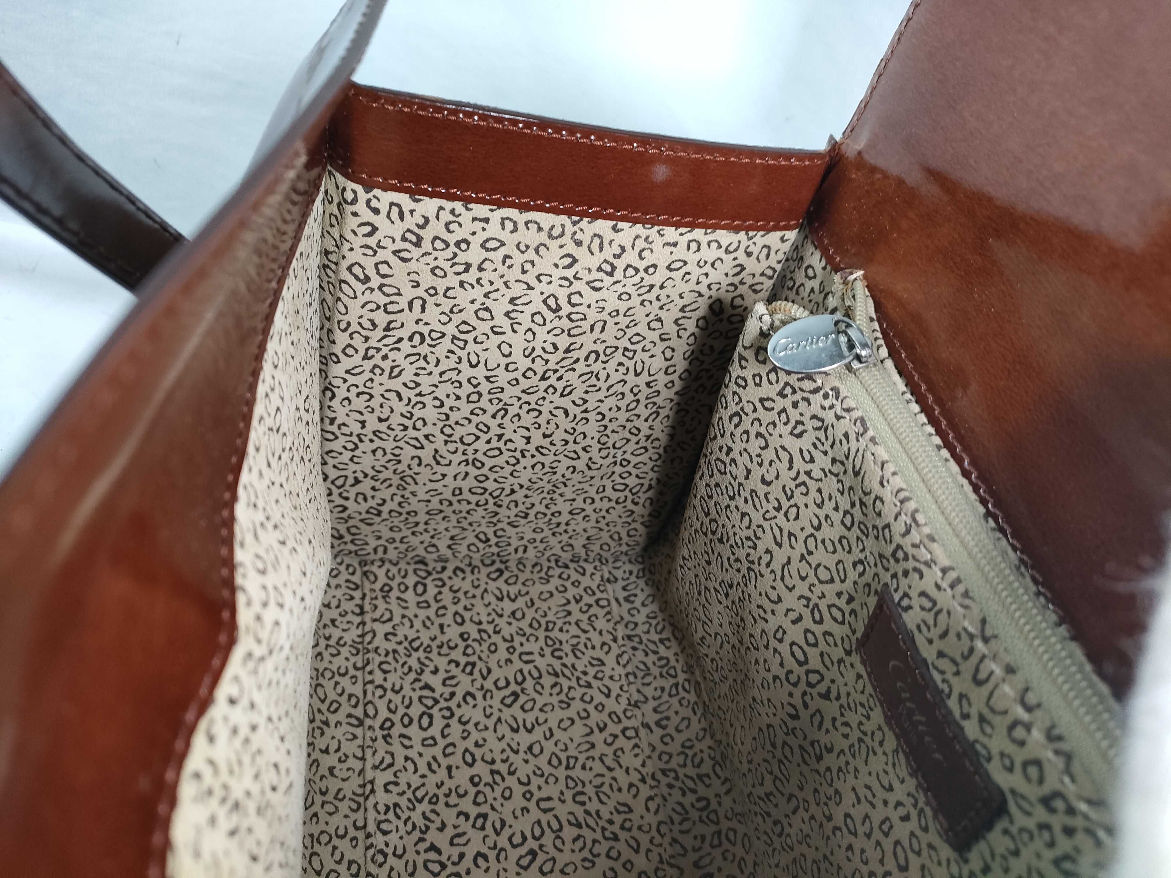 Panthère handbag, vanity case, brown handbag — view 11