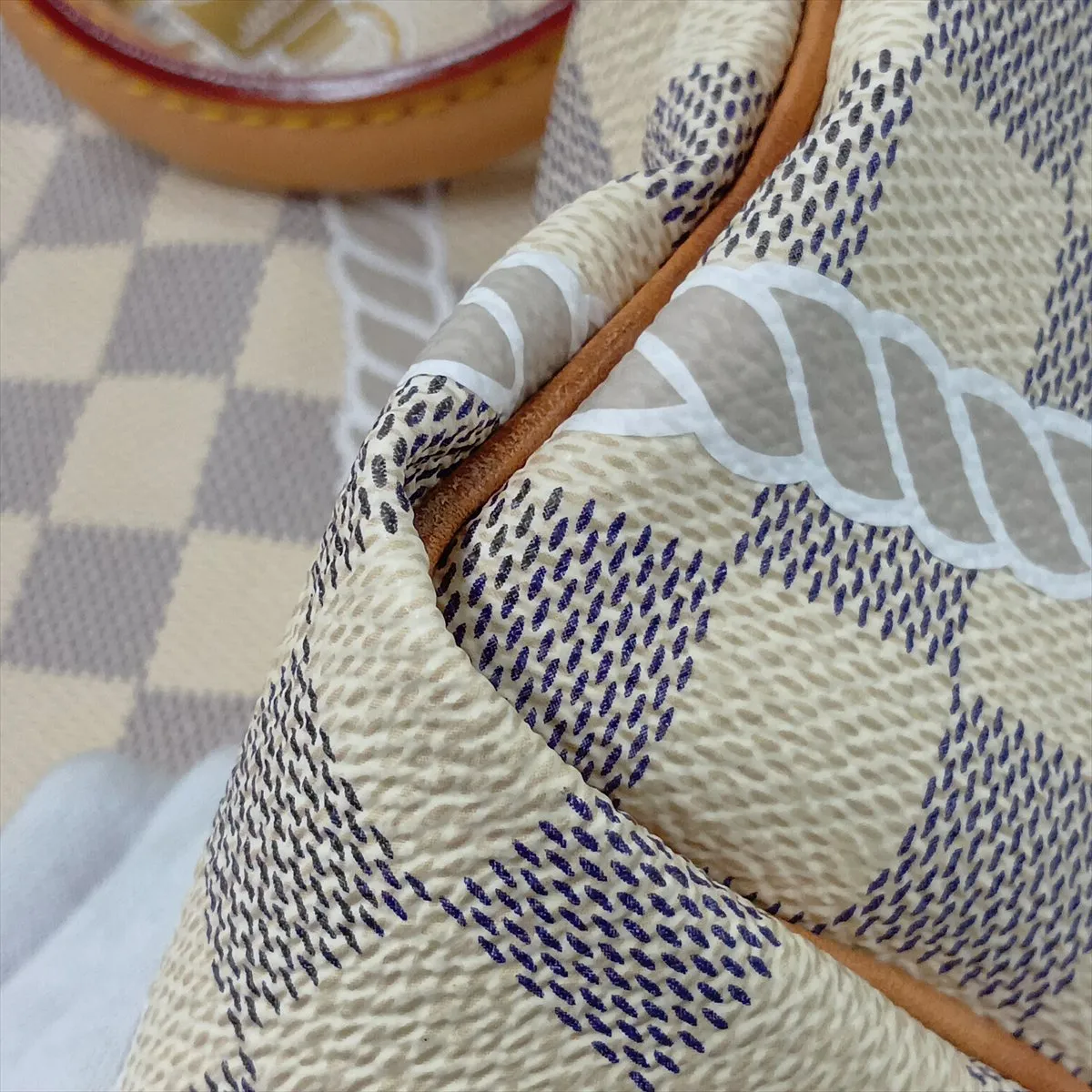 Damier Azur Nautical Speedy Bandoulière 25 N40473 White (RFID detected) — view 15