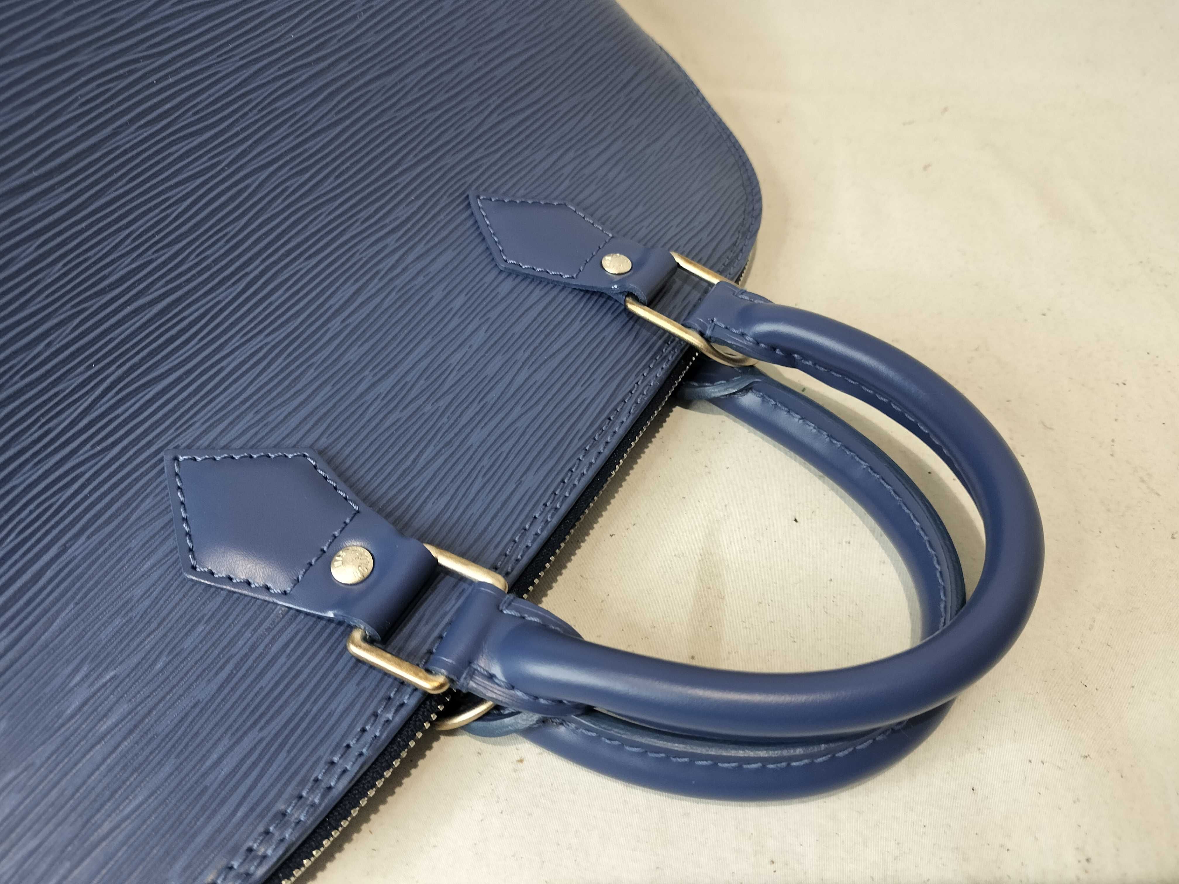 Epi Alma PM Handbag with Padlock — view 3