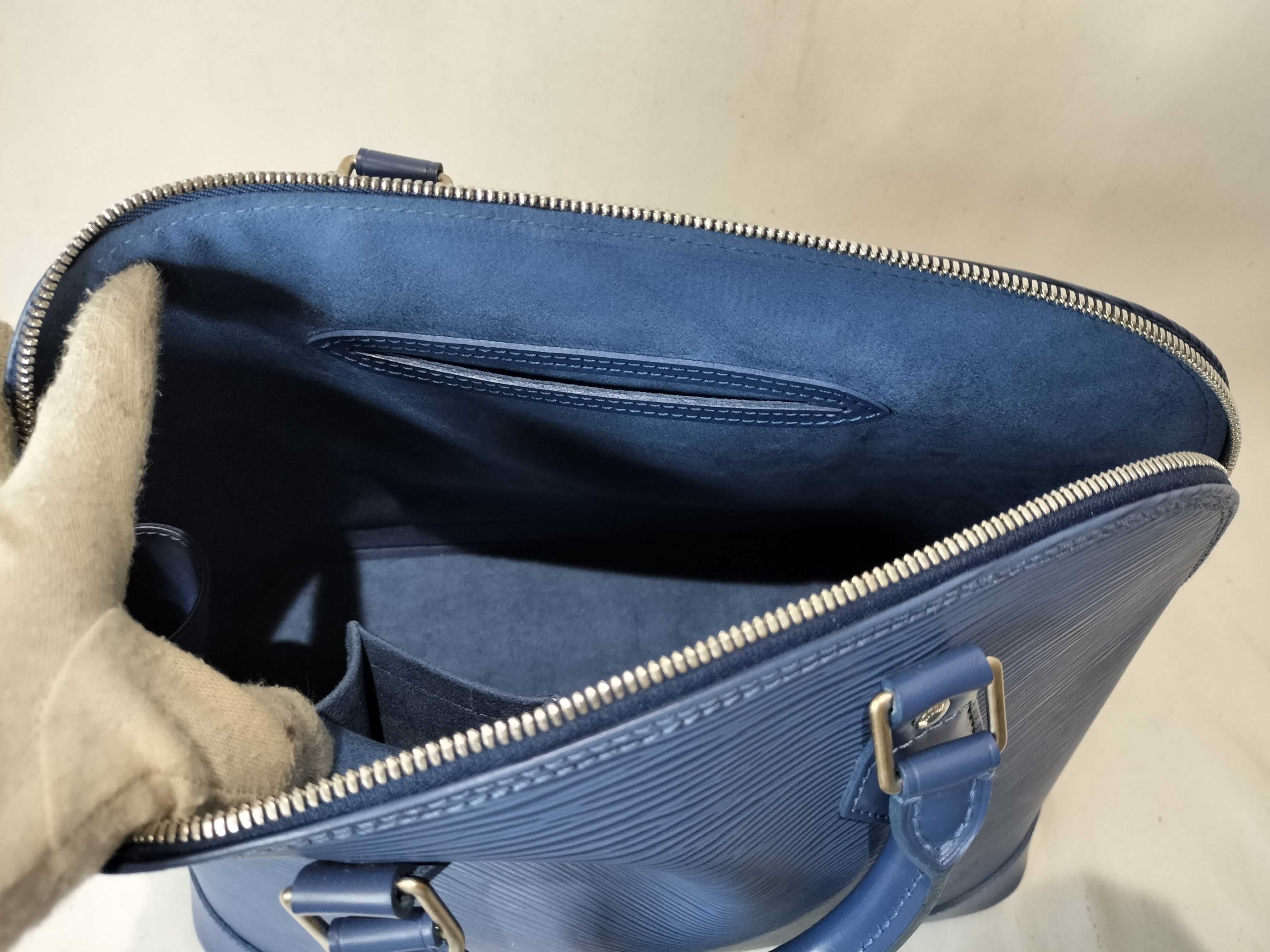 Epi Alma PM Handbag with Padlock — view 10
