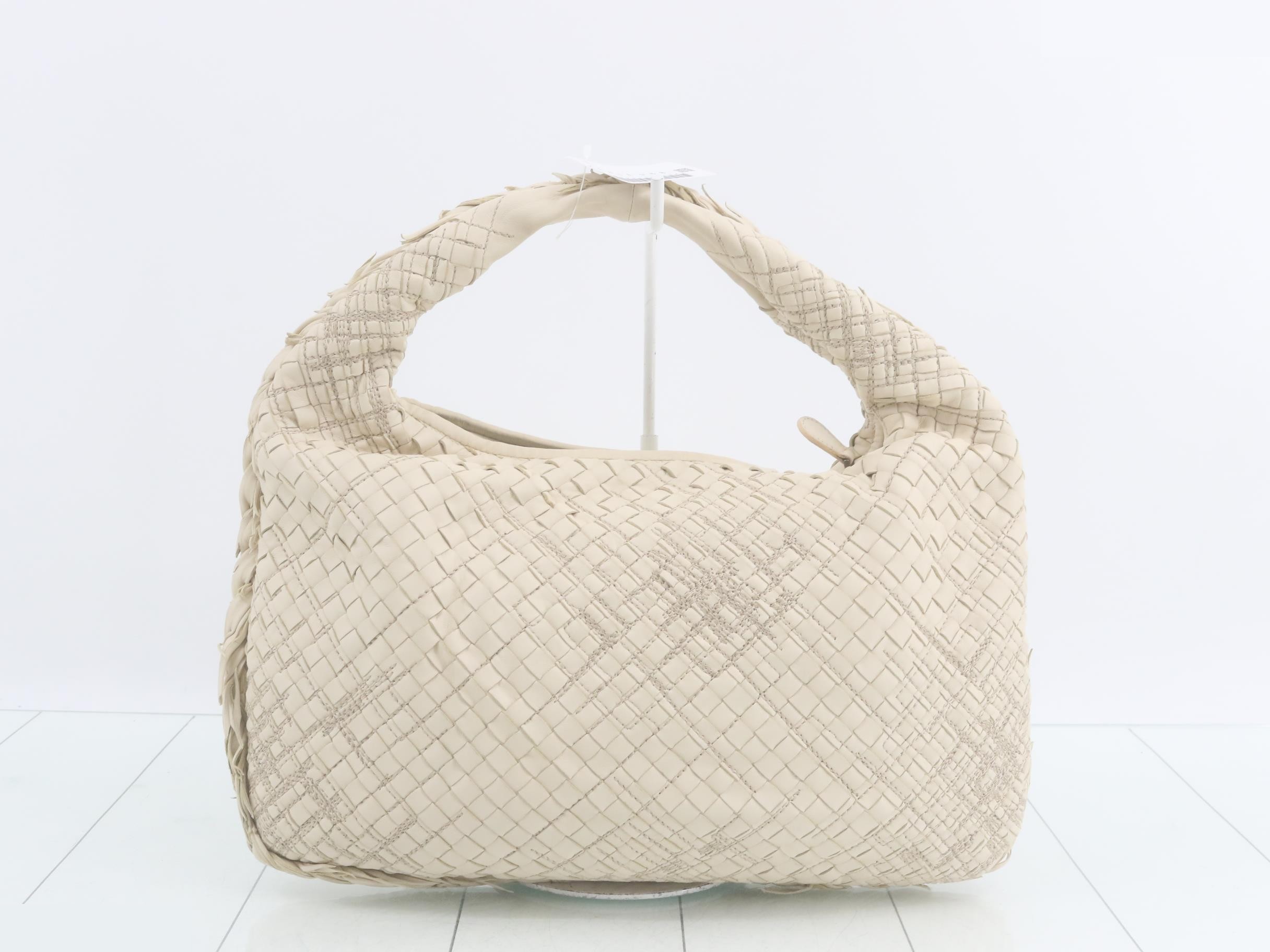 Intrecciato Hobo One-Shoulder Bag — view 2