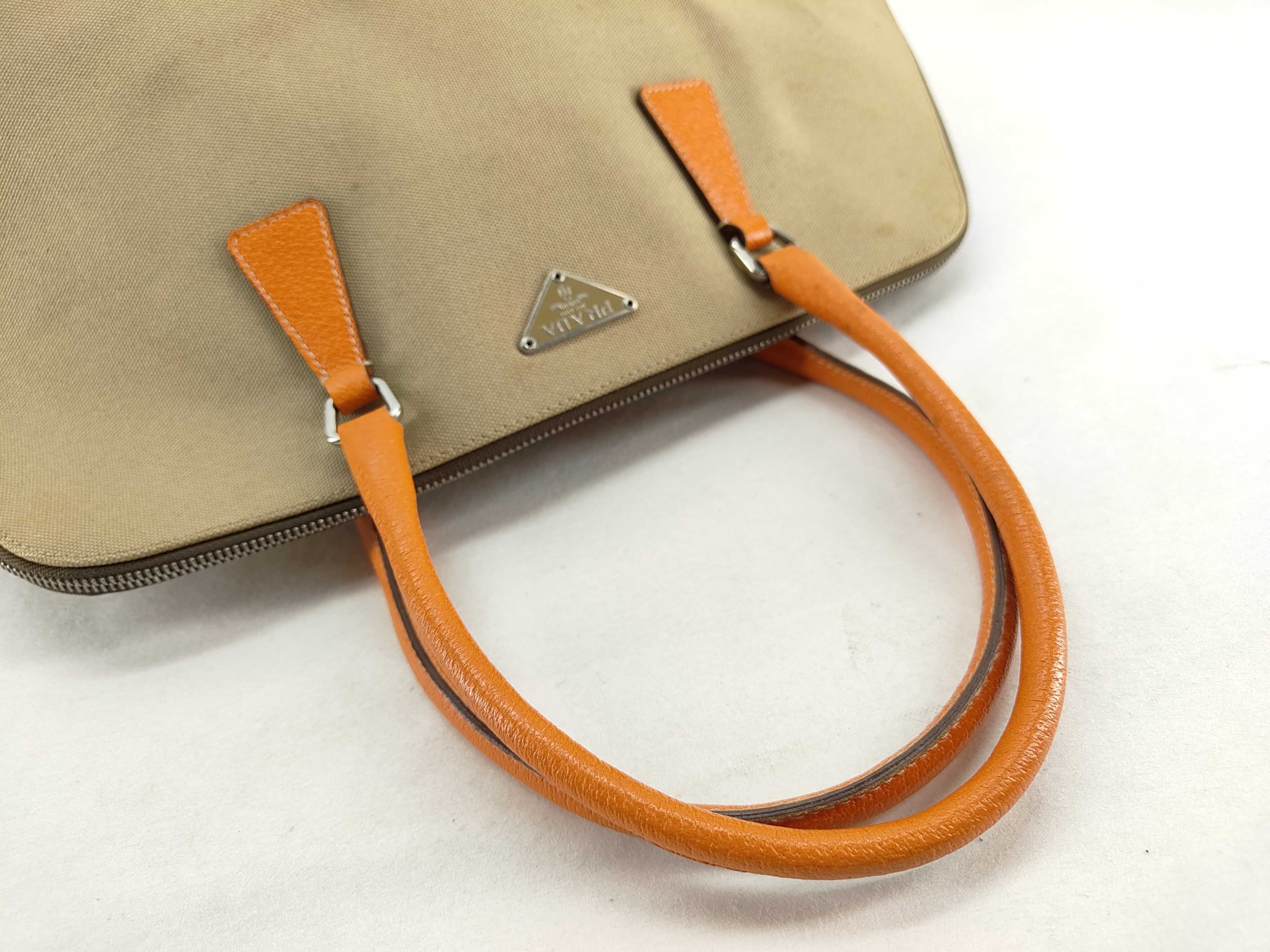 tote bag with triangular logo and key design, handbag. — view 4