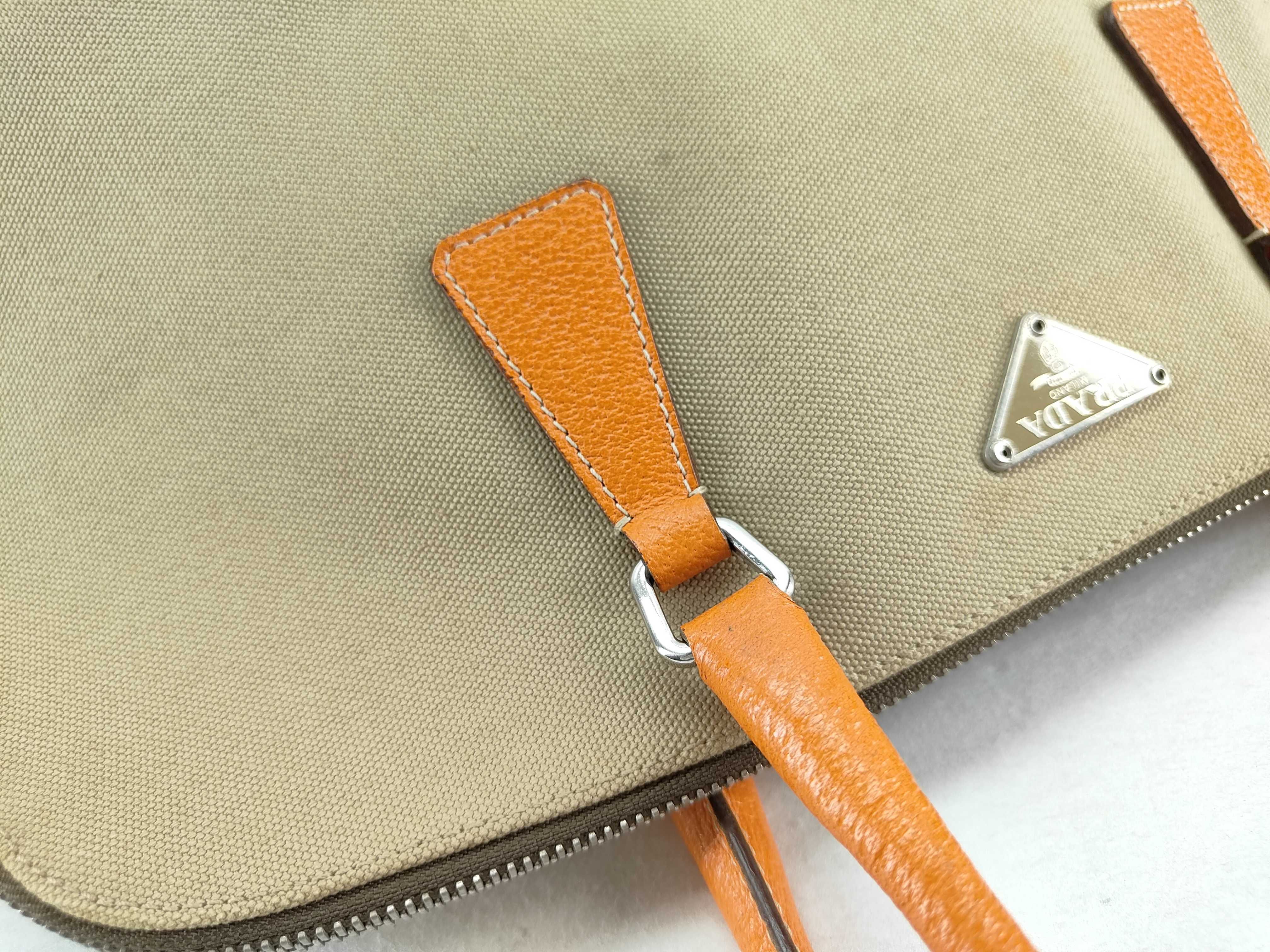 tote bag with triangular logo and key design, handbag. — view 6