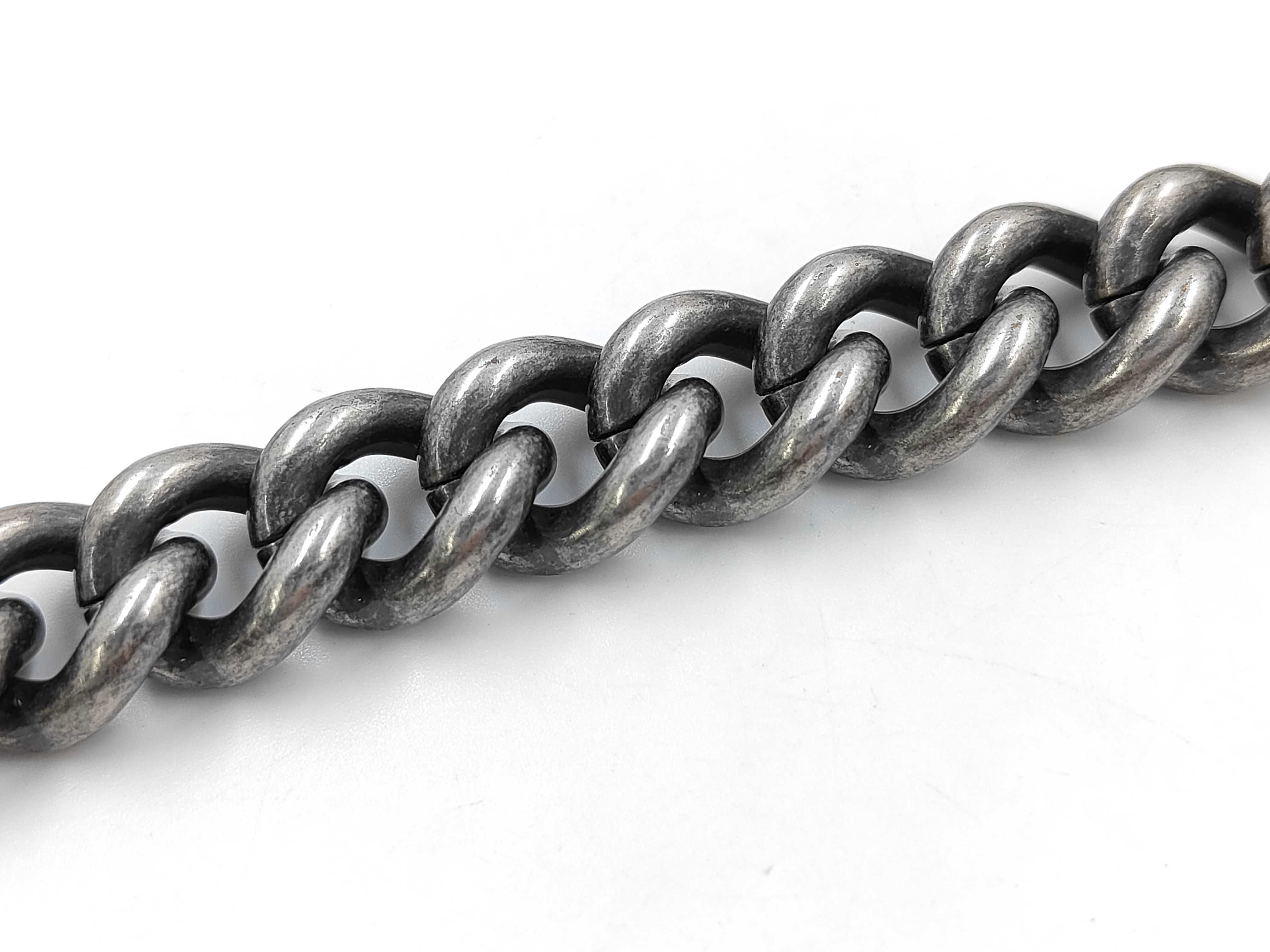 Boy Chanel Leather Chain Shoulder Bag, Metallic Silver — view 3