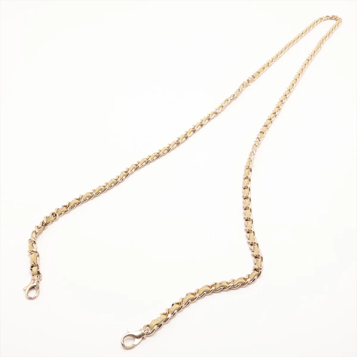 Matelassé Lambskin Chain Shoulder Bag, Yellow, Gold Hardware, 25351407, Serial Number 25 — view 5