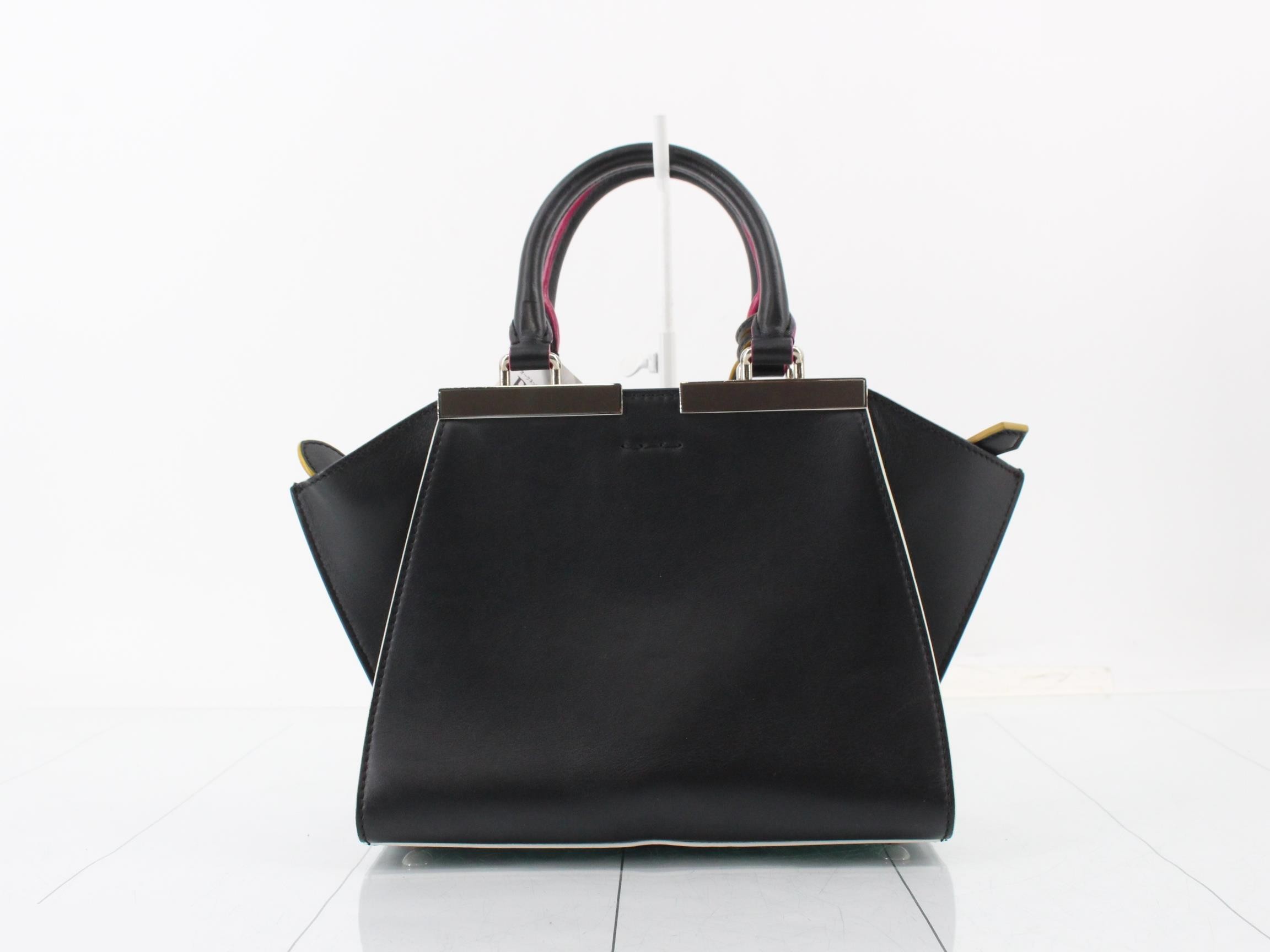 Trois Jours handbag, leather, black — view 2