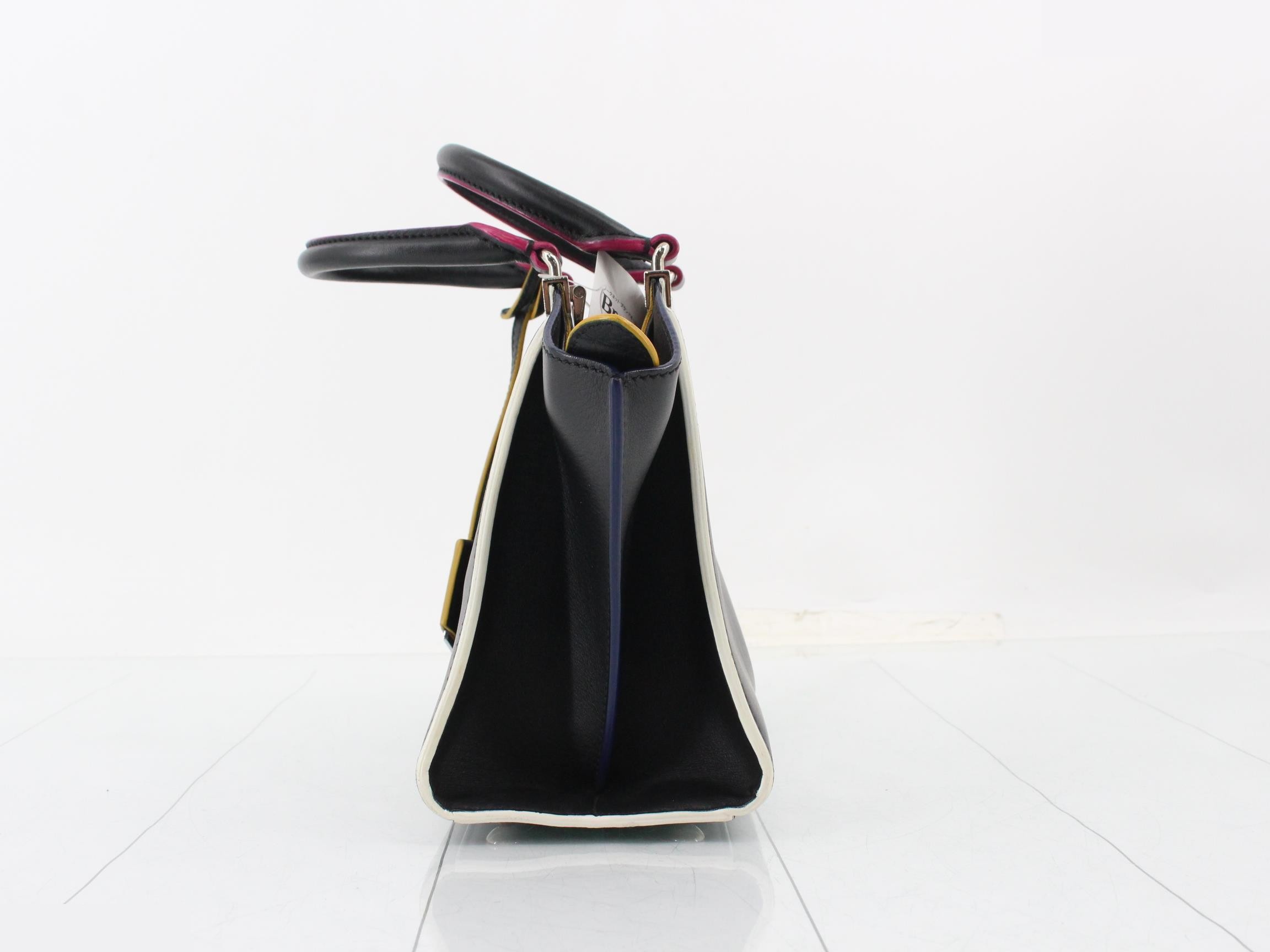 Trois Jours handbag, leather, black — view 3