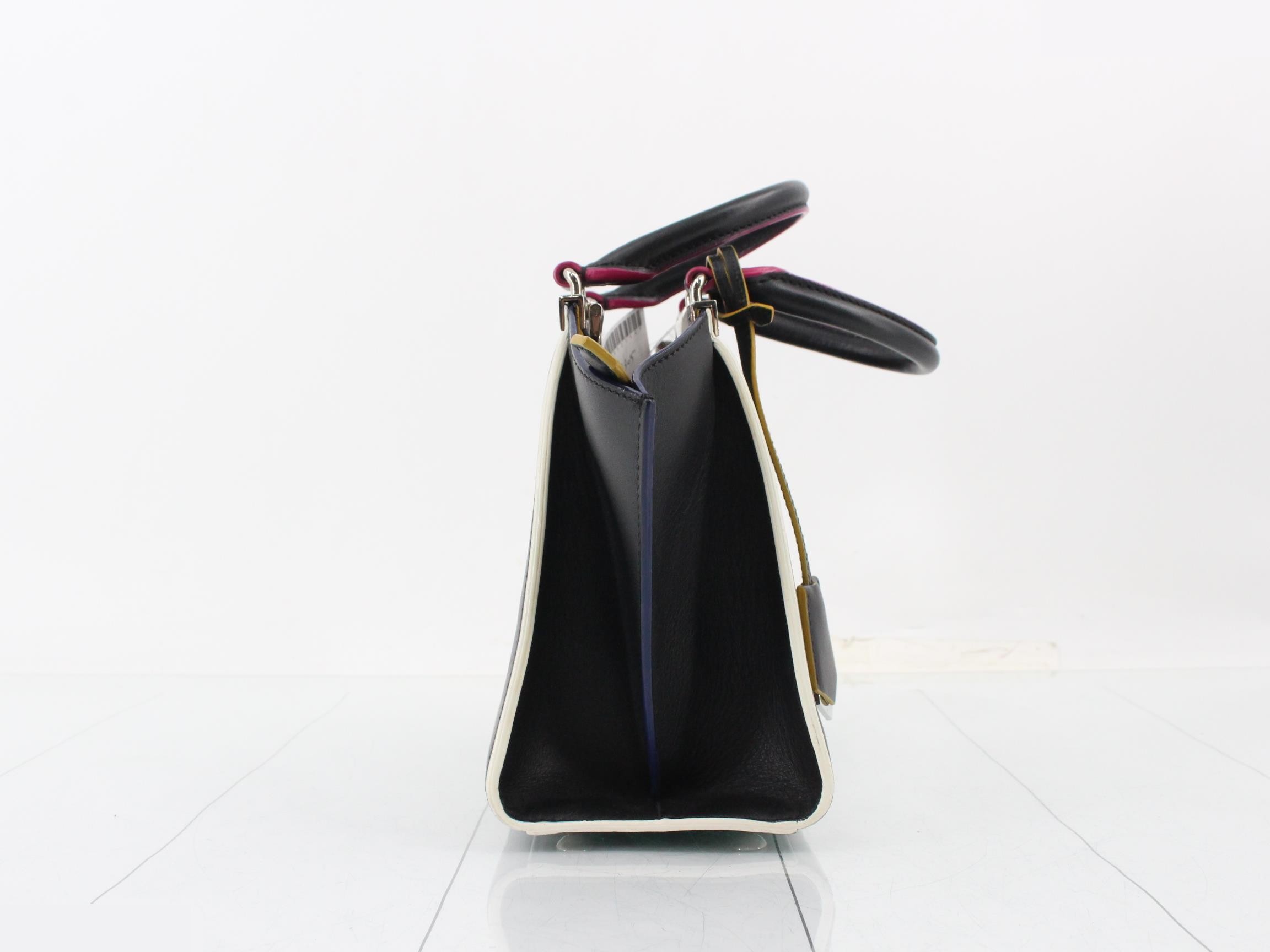 Trois Jours handbag, leather, black — view 4