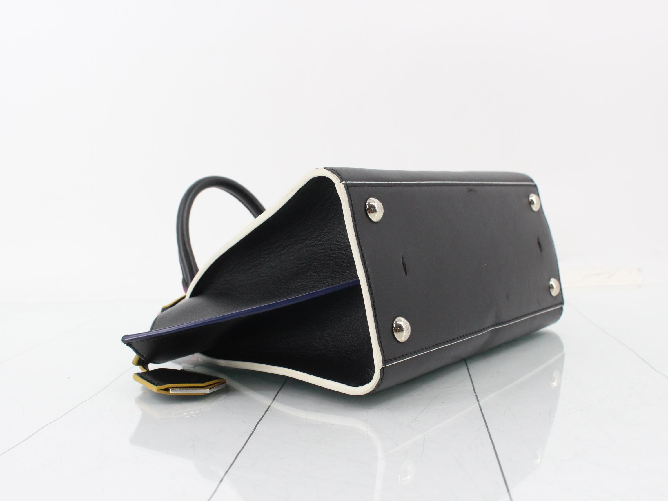 Trois Jours handbag, leather, black — view 5