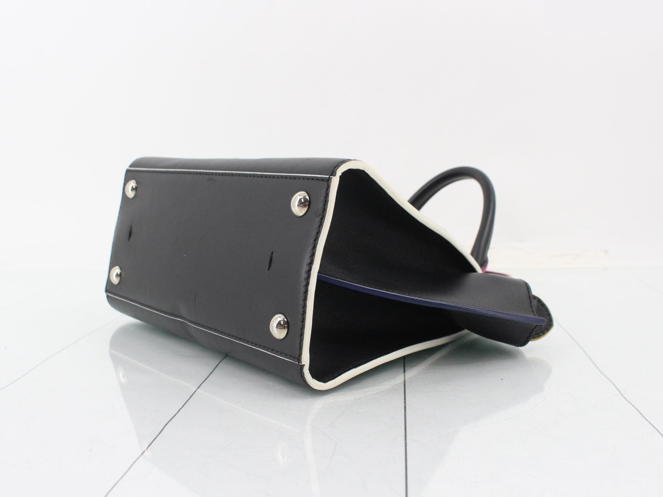 Trois Jours handbag, leather, black — view 6